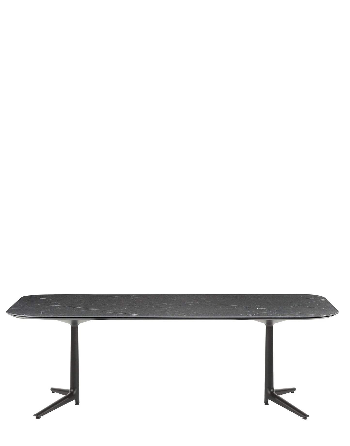 Multiplo XL Rectangular Outdoor Table by Kartell #BLACK MARBLE/180 x 90 x H75/