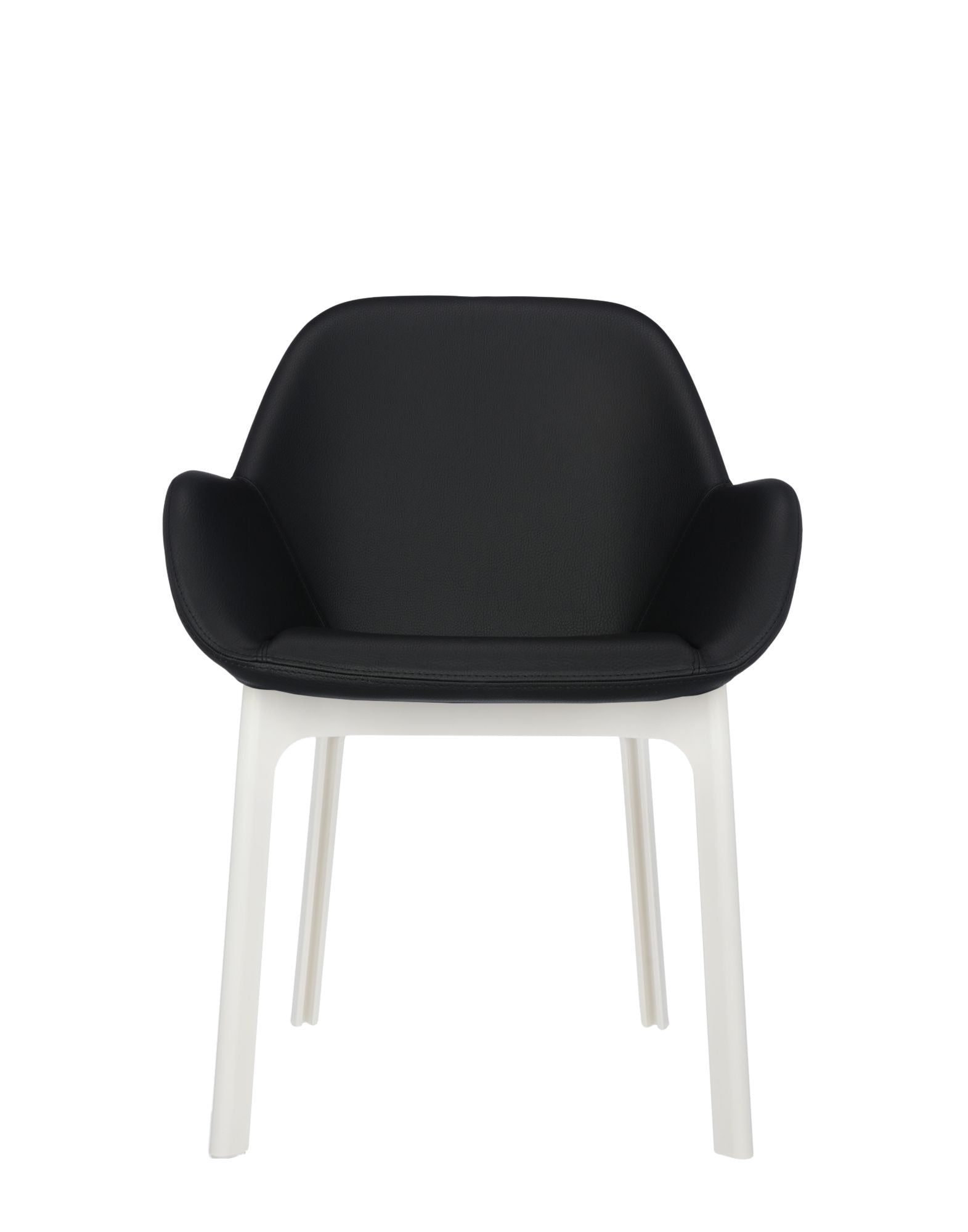 Clap Armchair by Kartell #PVC/GLOSSY BLACK/WHITE