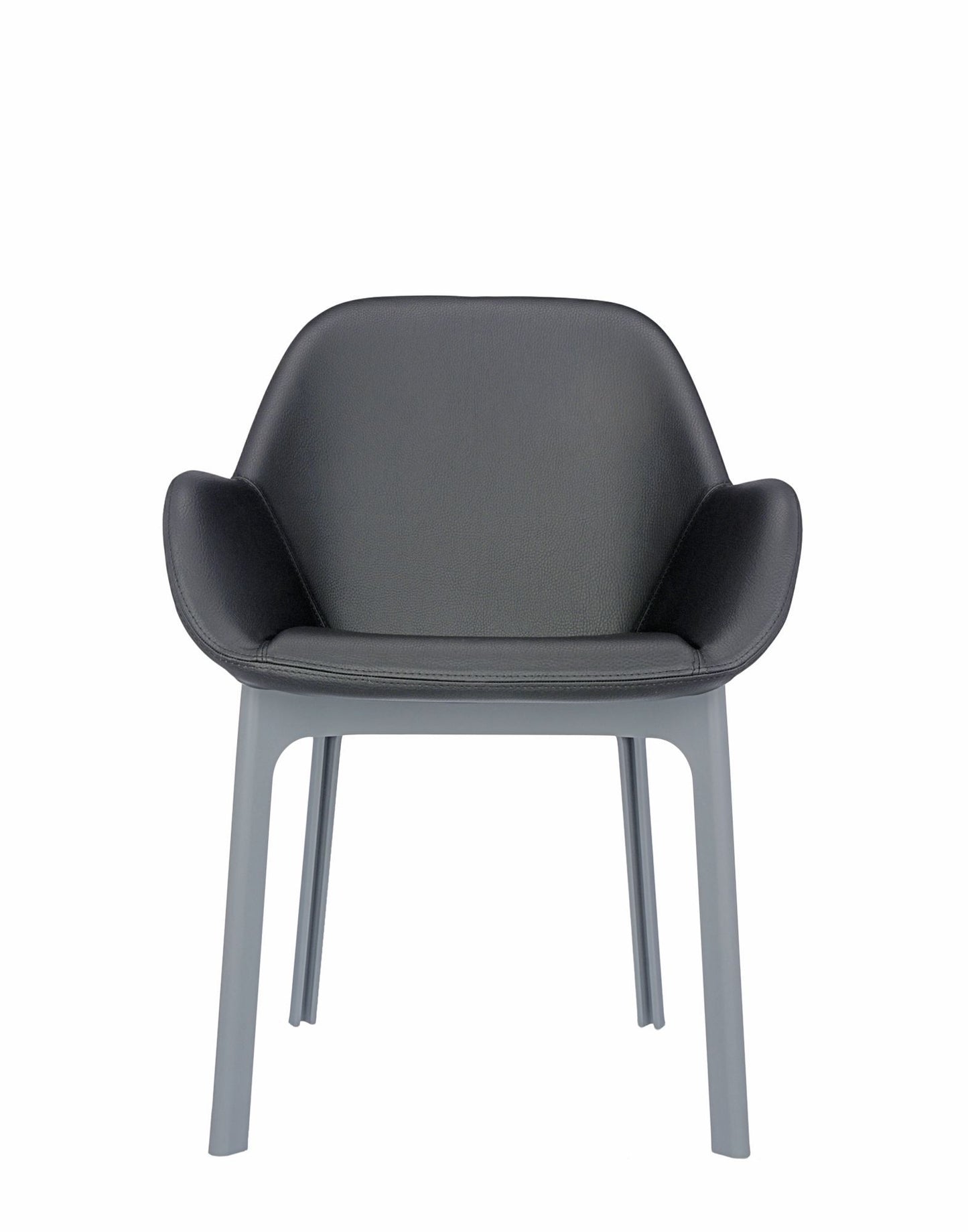 Clap Armchair by Kartell #PVC/DARK GREY/GREY