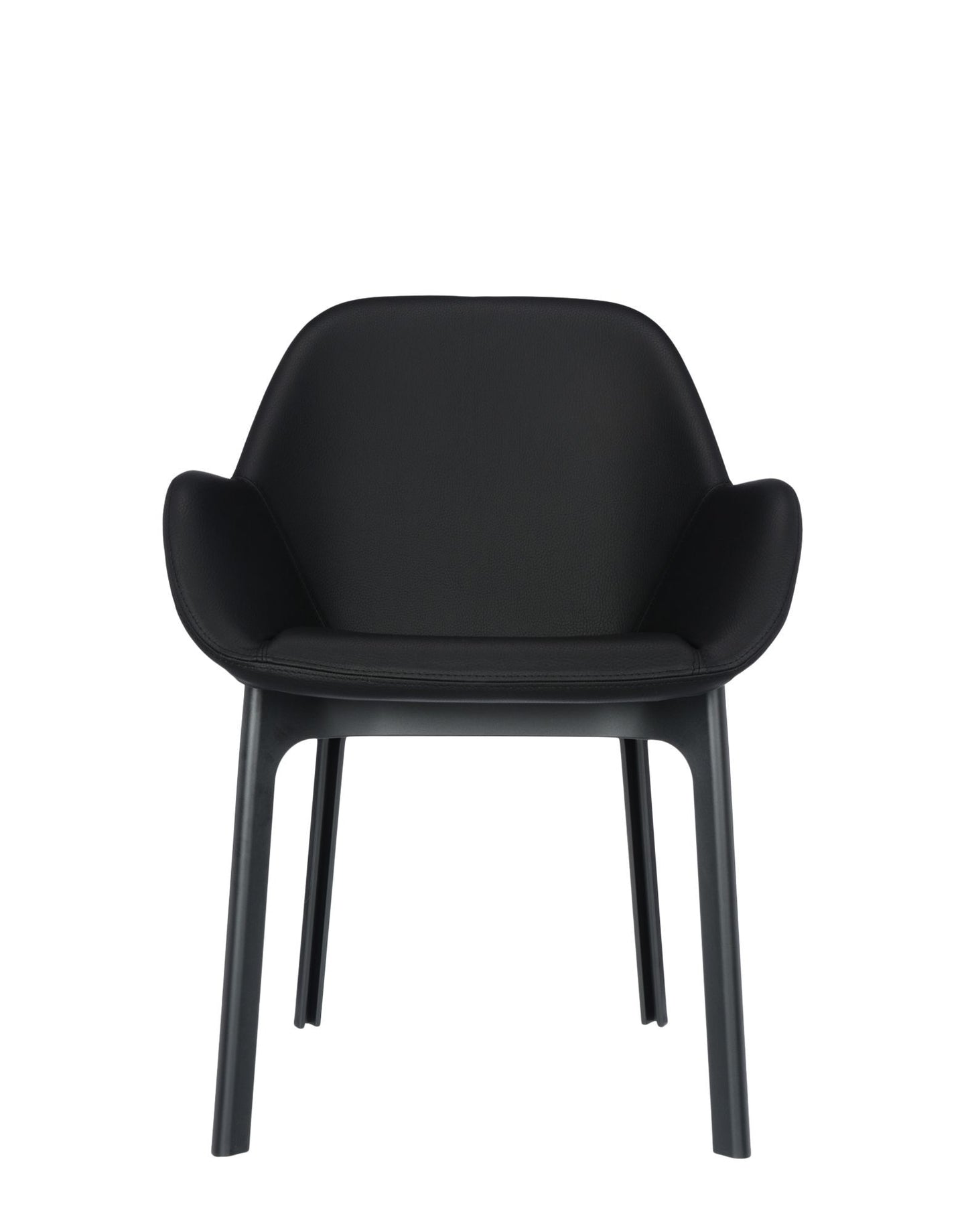 Clap Armchair by Kartell #PVC/GLOSSY BLACK/BLACK