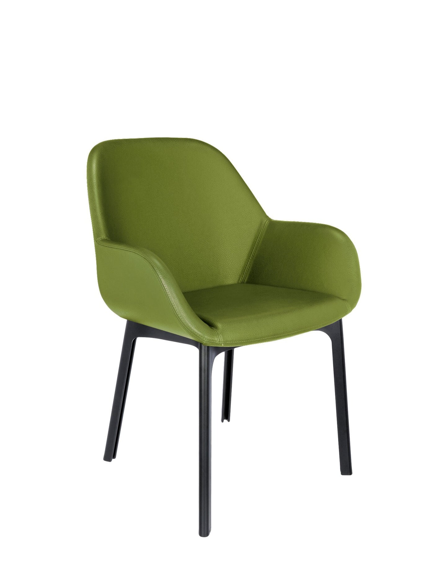 Clap Armchair by Kartell #PVC/GREEN/BLACK