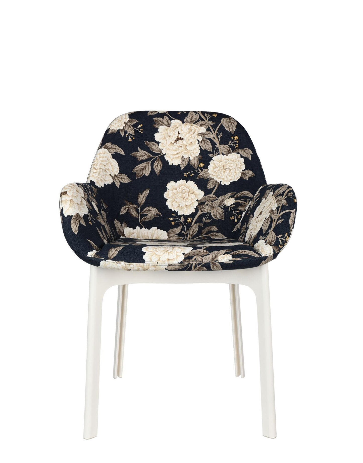 Clap Armchair by Kartell #FLOWERS/PEONY/WHITE