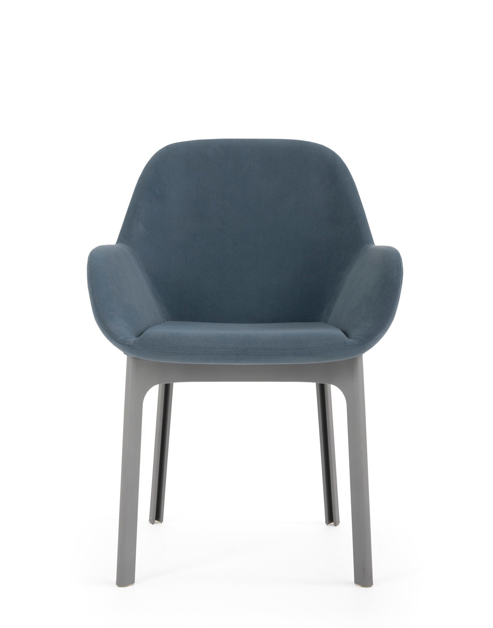 Clap Armchair by Kartell #AQUACLEAN/POWDER BLUE/GREY