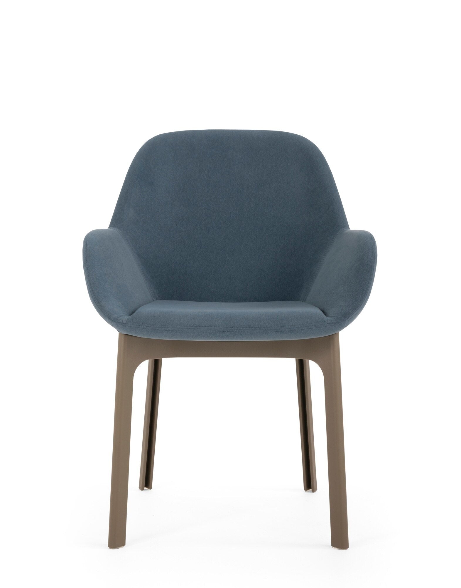 Clap Armchair by Kartell #AQUACLEAN/POWDER BLUE/TAUPE