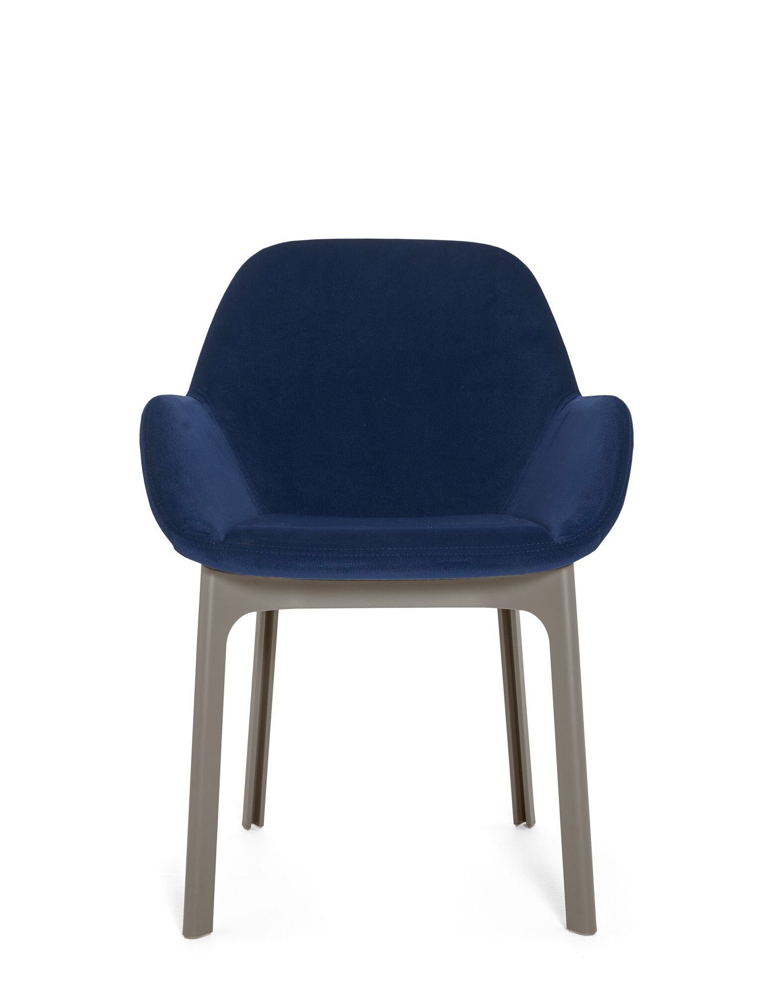 Clap Armchair by Kartell #AQUACLEAN/BLUE/TAUPE