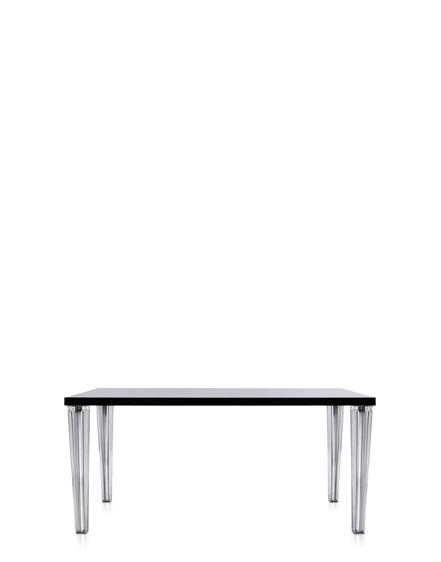 Top Top Glass Table by Kartell #BLACK/160x80 cm/