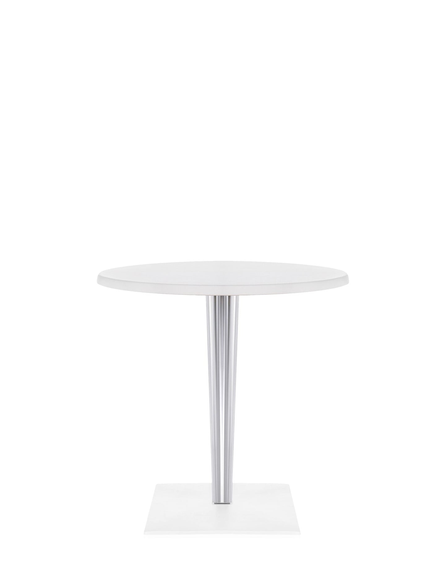 Top Top Per DR. Quadrato Bar Table by Kartell #WHITE/60 cm/