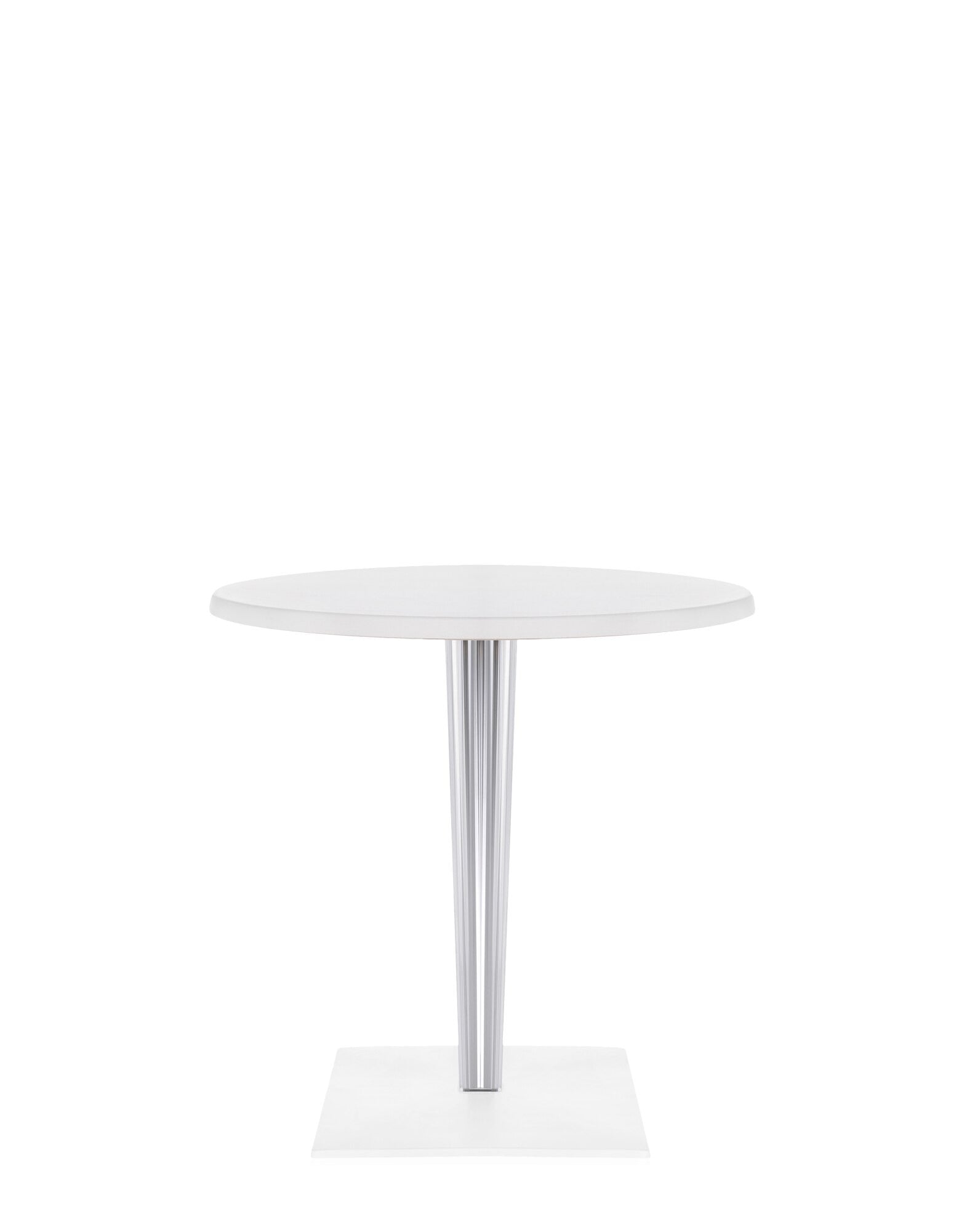 Top Top Per DR. Quadrato Bar Table by Kartell #WHITE/60 cm/