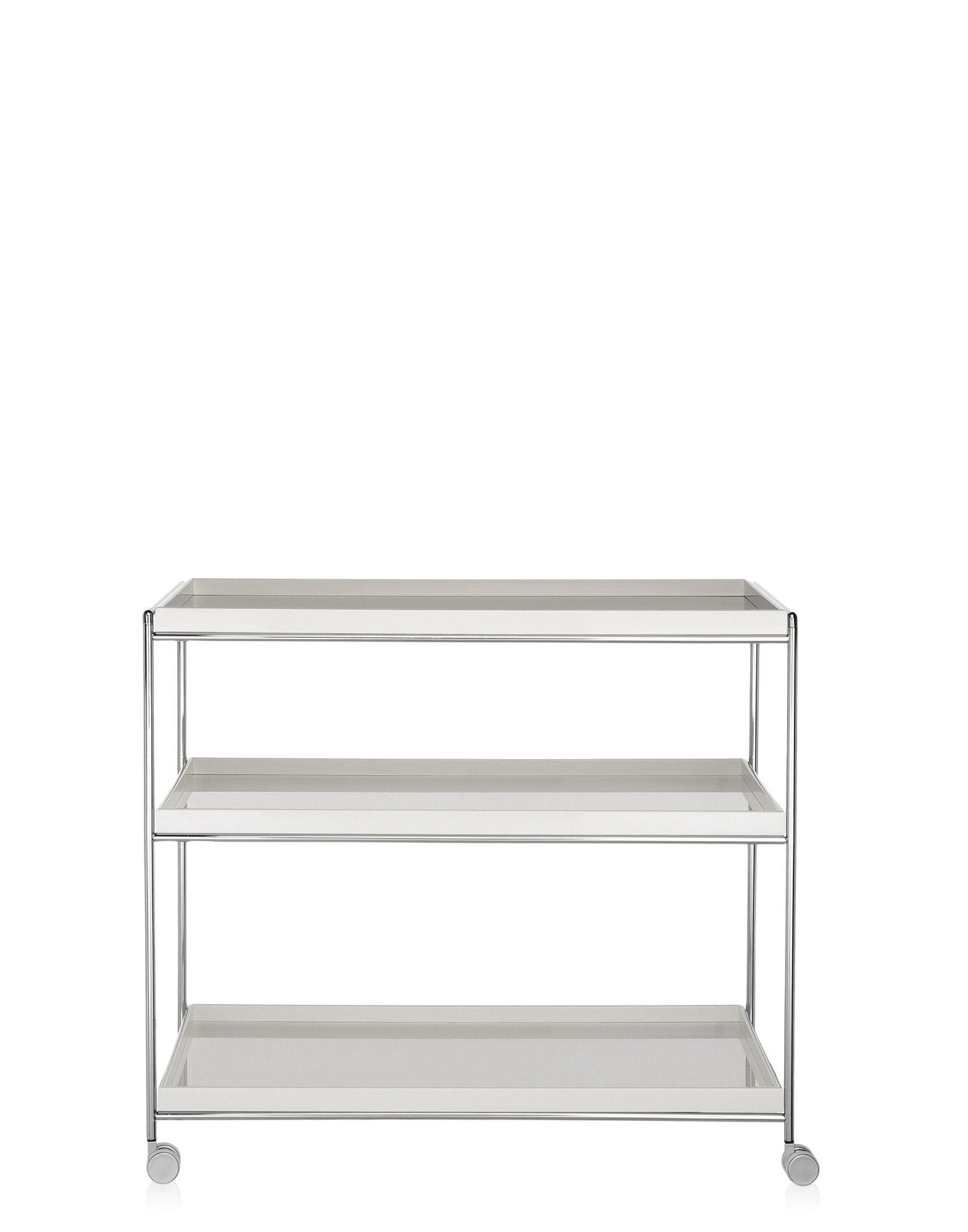 Trays Trolley by Kartell #WHITE/80 cm X 40 cm/