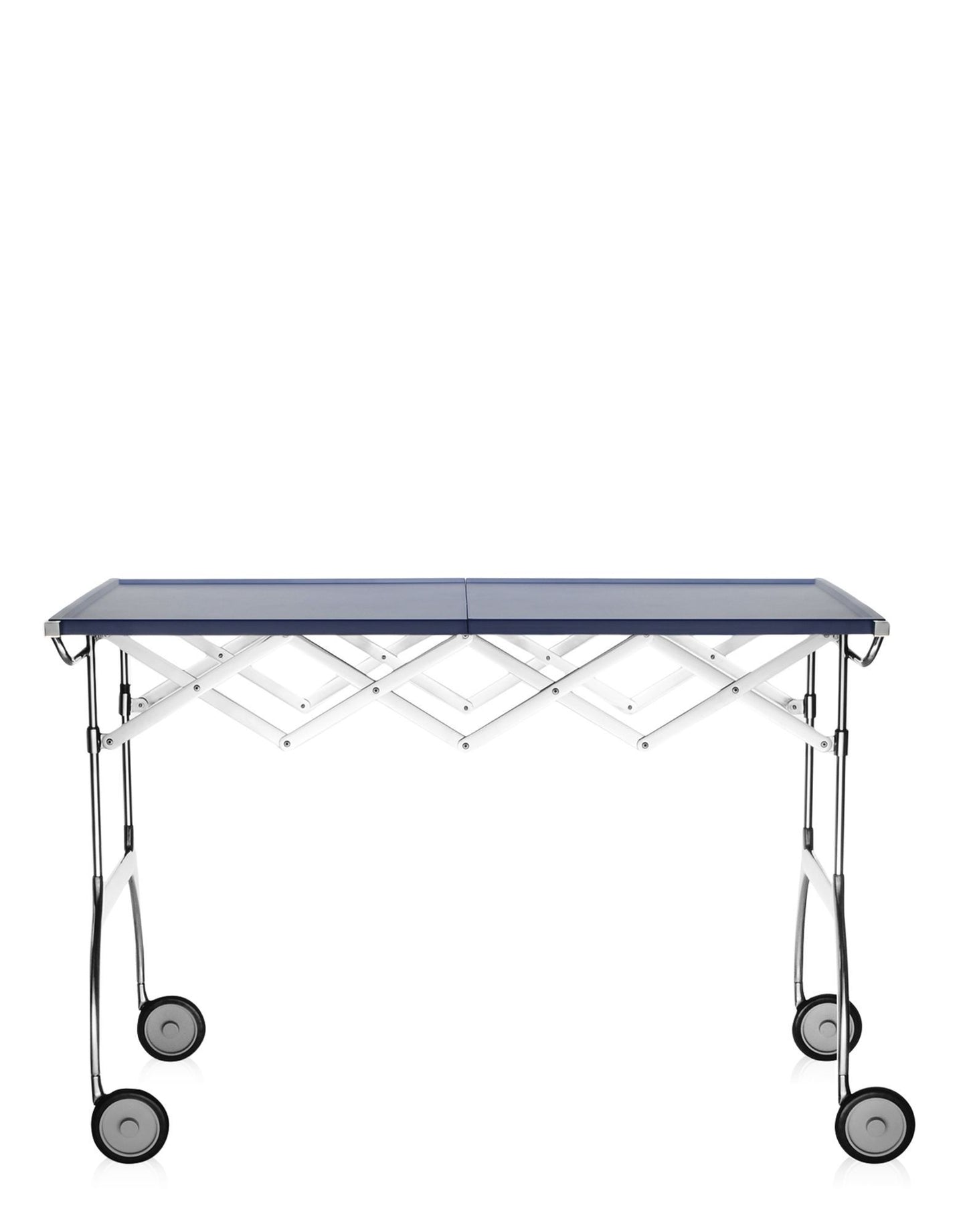 Battista Trolley by Kartell #ULTRAMARINE/Chrome/