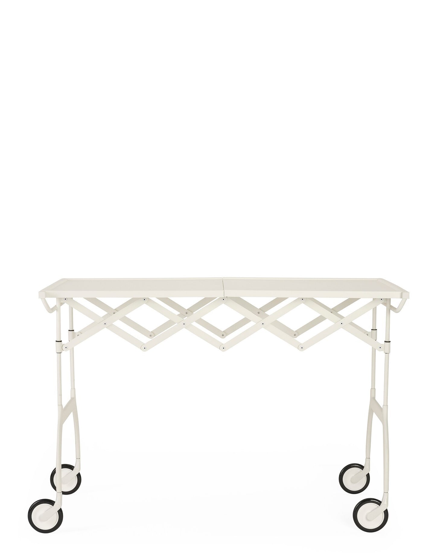 Battista Trolley by Kartell #MAT CREAM/MAT CREAM/