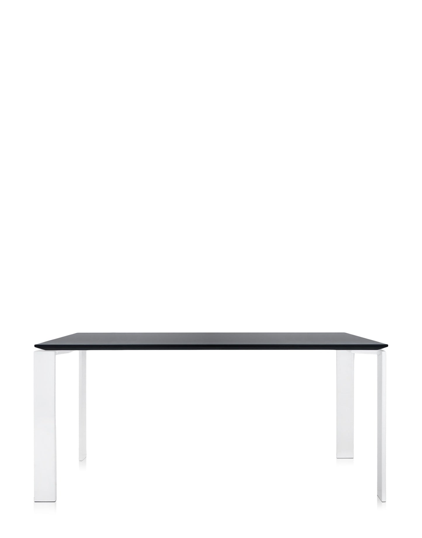 Four Soft Touch Desk by Kartell #WHITE/BLACK/158x79 cm/