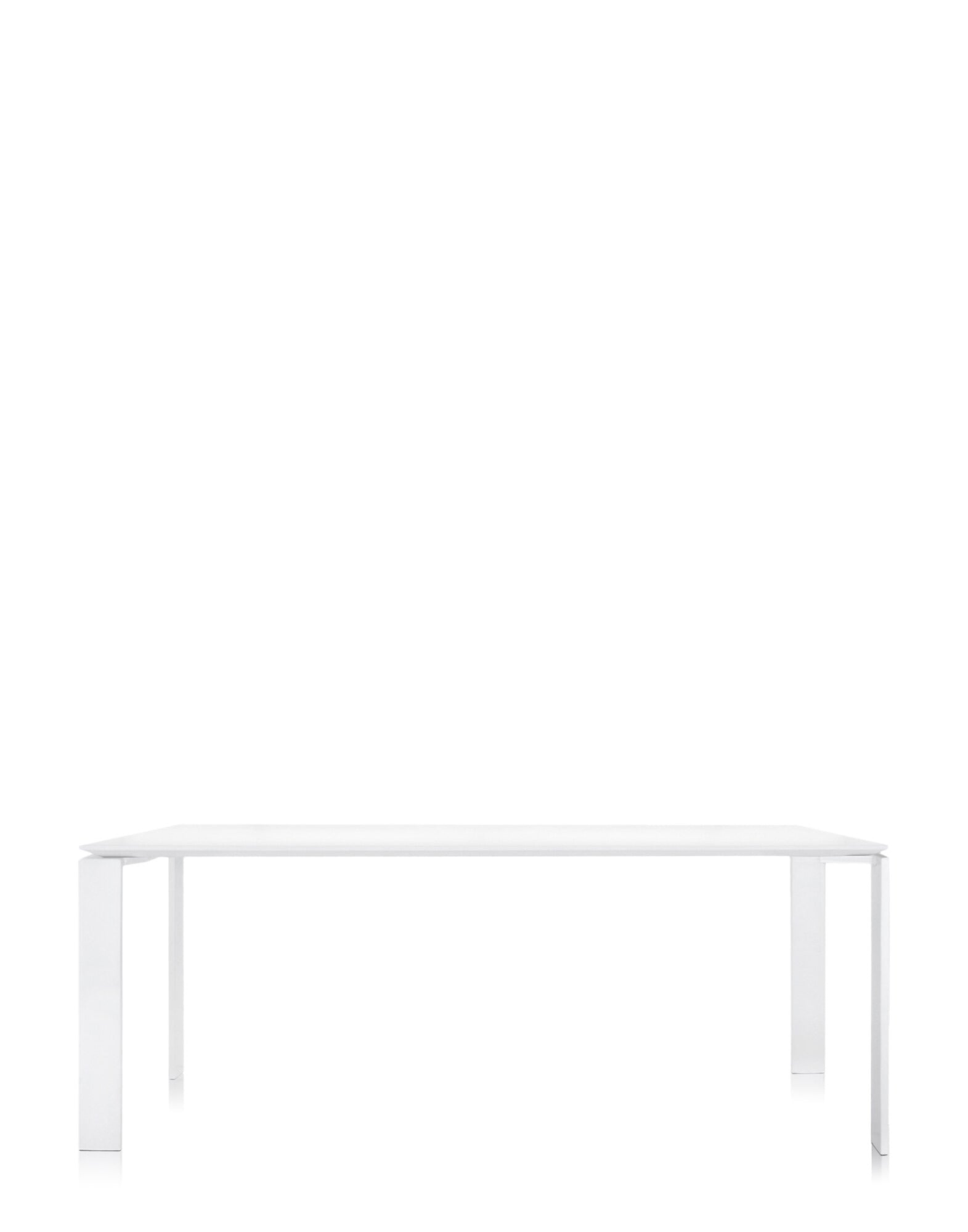 Four Soft Touch Desk by Kartell #WHITE/WHITE/190x79 cm/