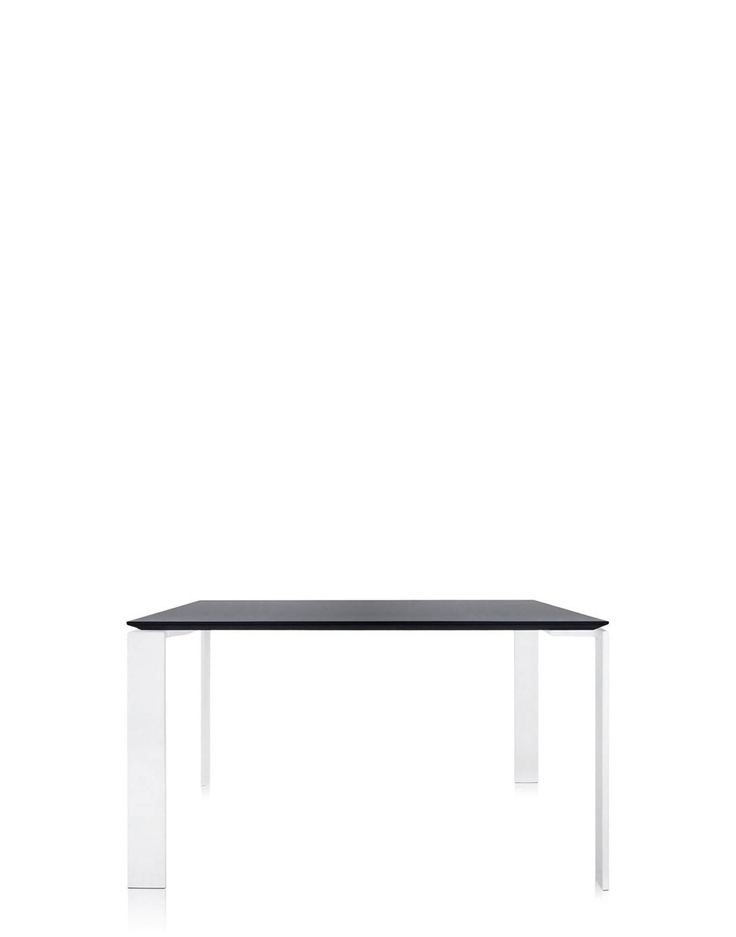 Four Soft Touch Square Desk by Kartell #BLACK/WHITE/