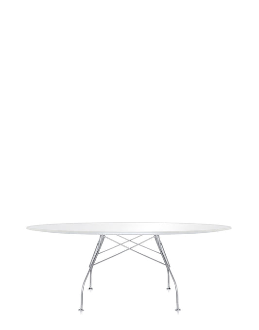 Glossy Oval Table by Kartell