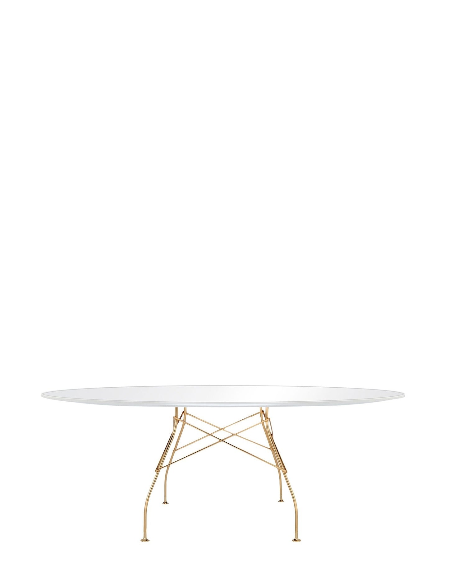 Glossy Oval Table by Kartell