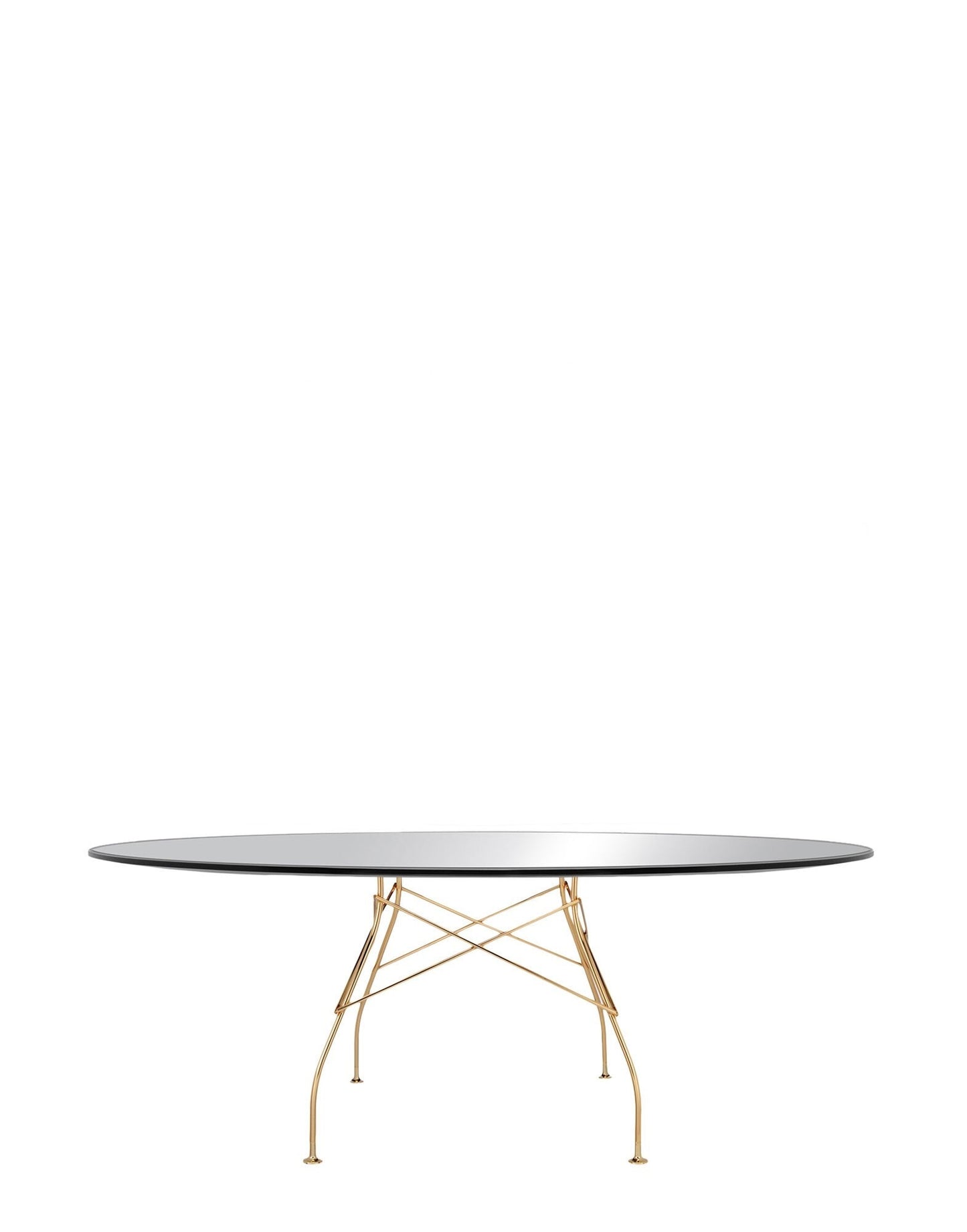 Glossy Oval Table by Kartell