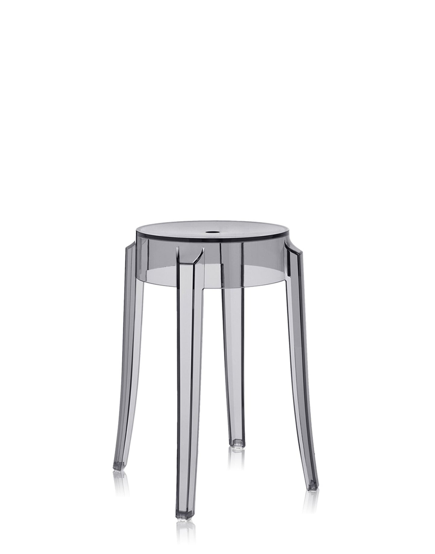 Charles Ghost Stool by Kartell #SMOKE GREY/46 CM/