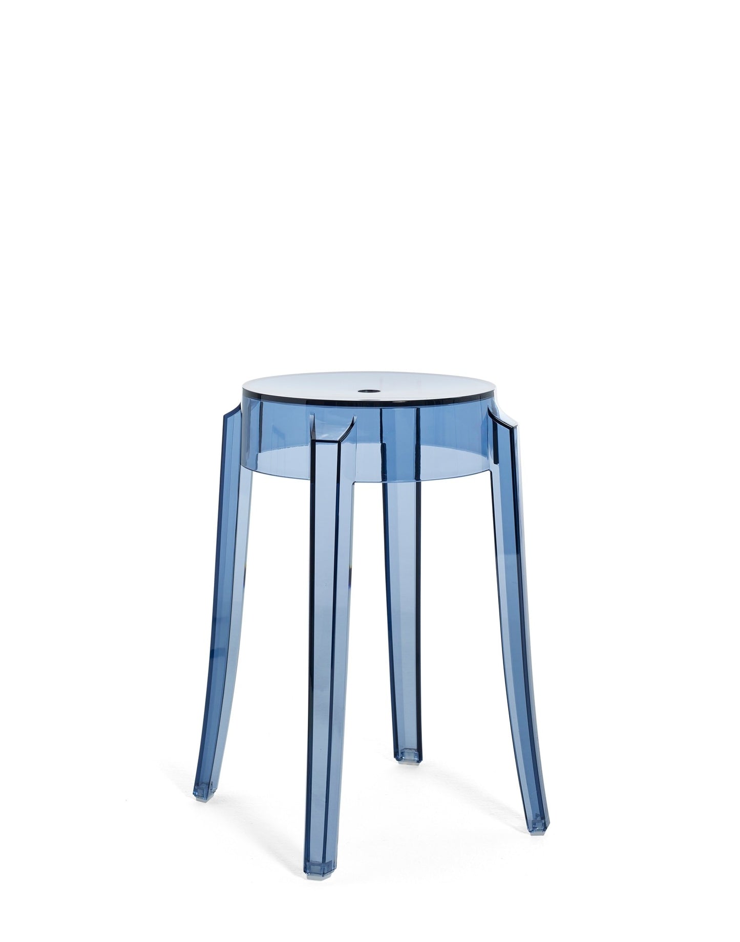 Charles Ghost Stool by Kartell #POWDER/46 CM/