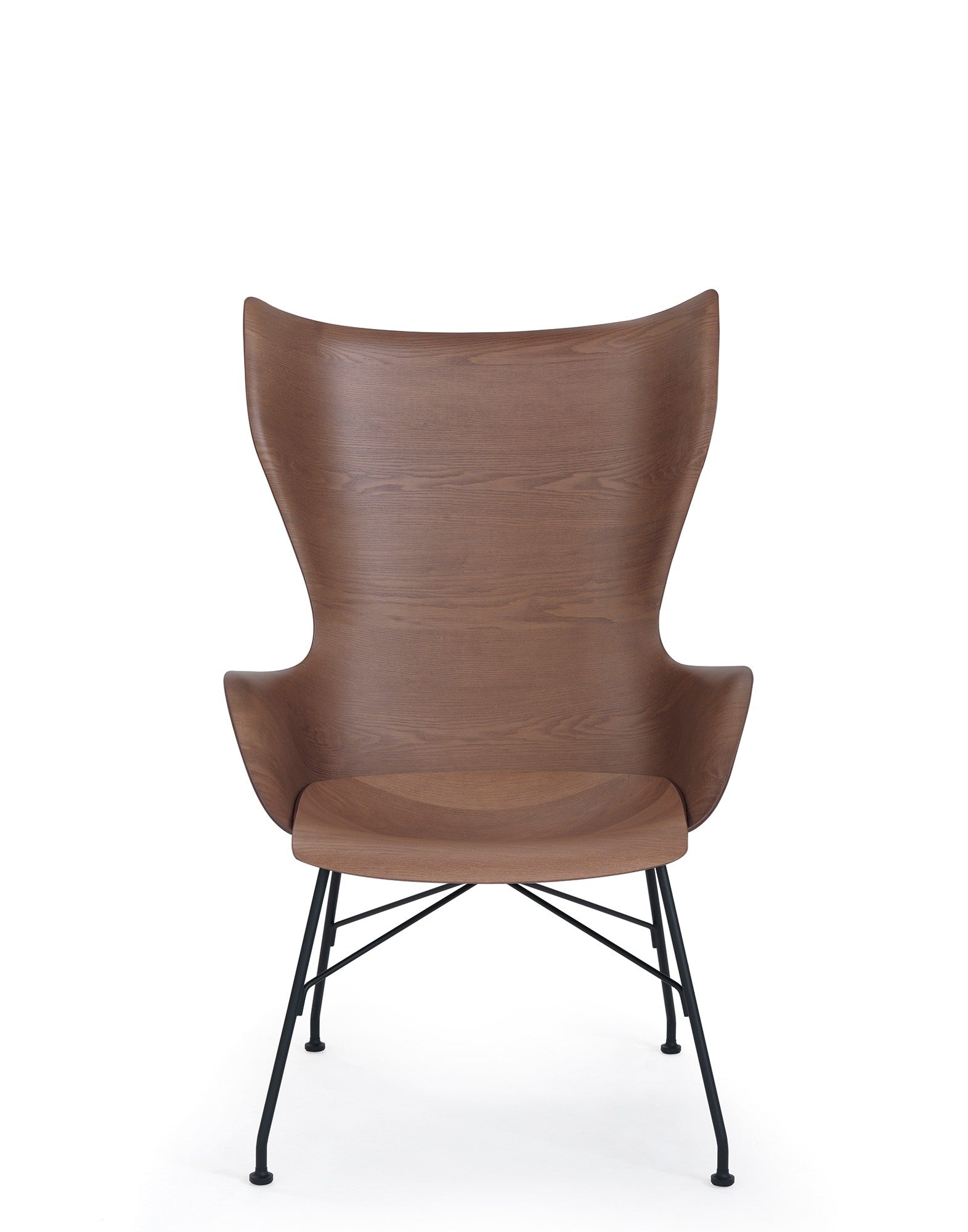 K/WOOD Armchair by Kartell #slatted ash/DARK WOOD / BLACK/