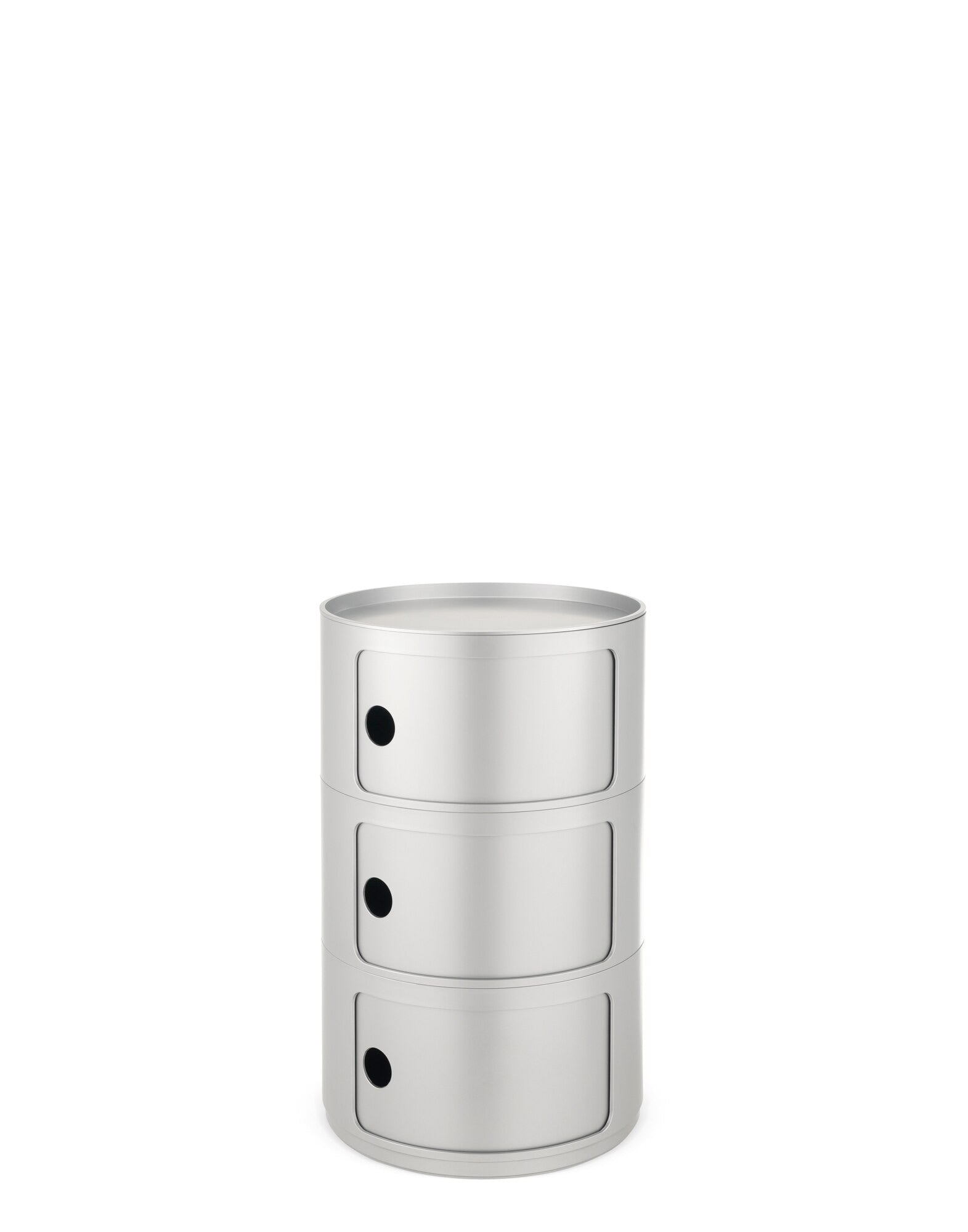 Componibili Classic Big (Ø42 x H69.5) by Kartell #SILVER