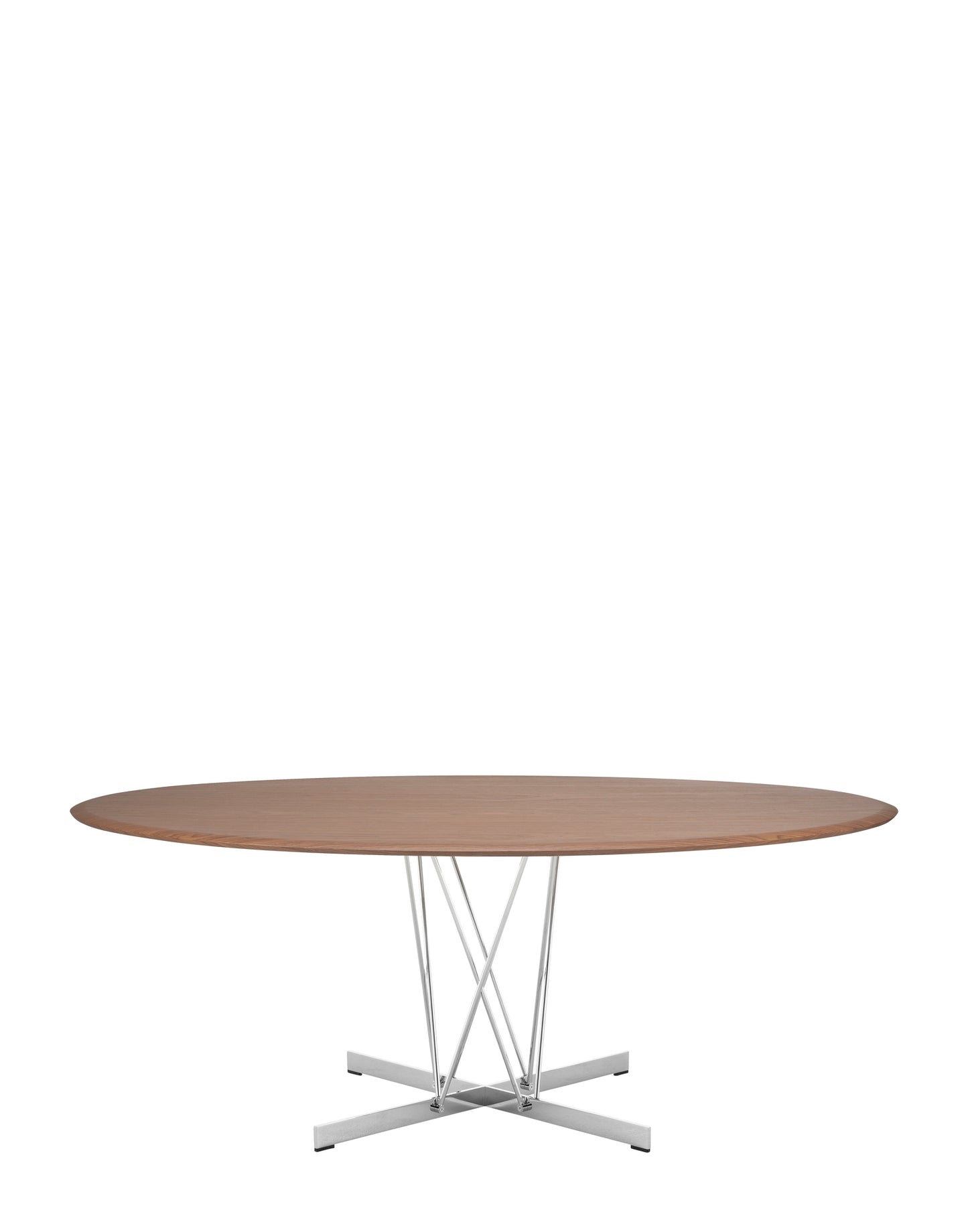 Viscount Of Wood Round Table by Kartell