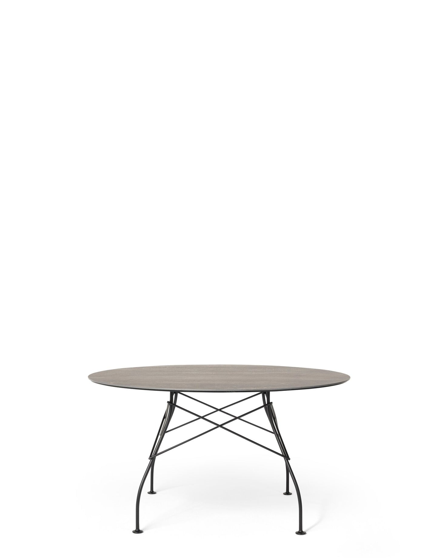 Glossy Outdoor Round Table by Kartell #AGED BRONZE