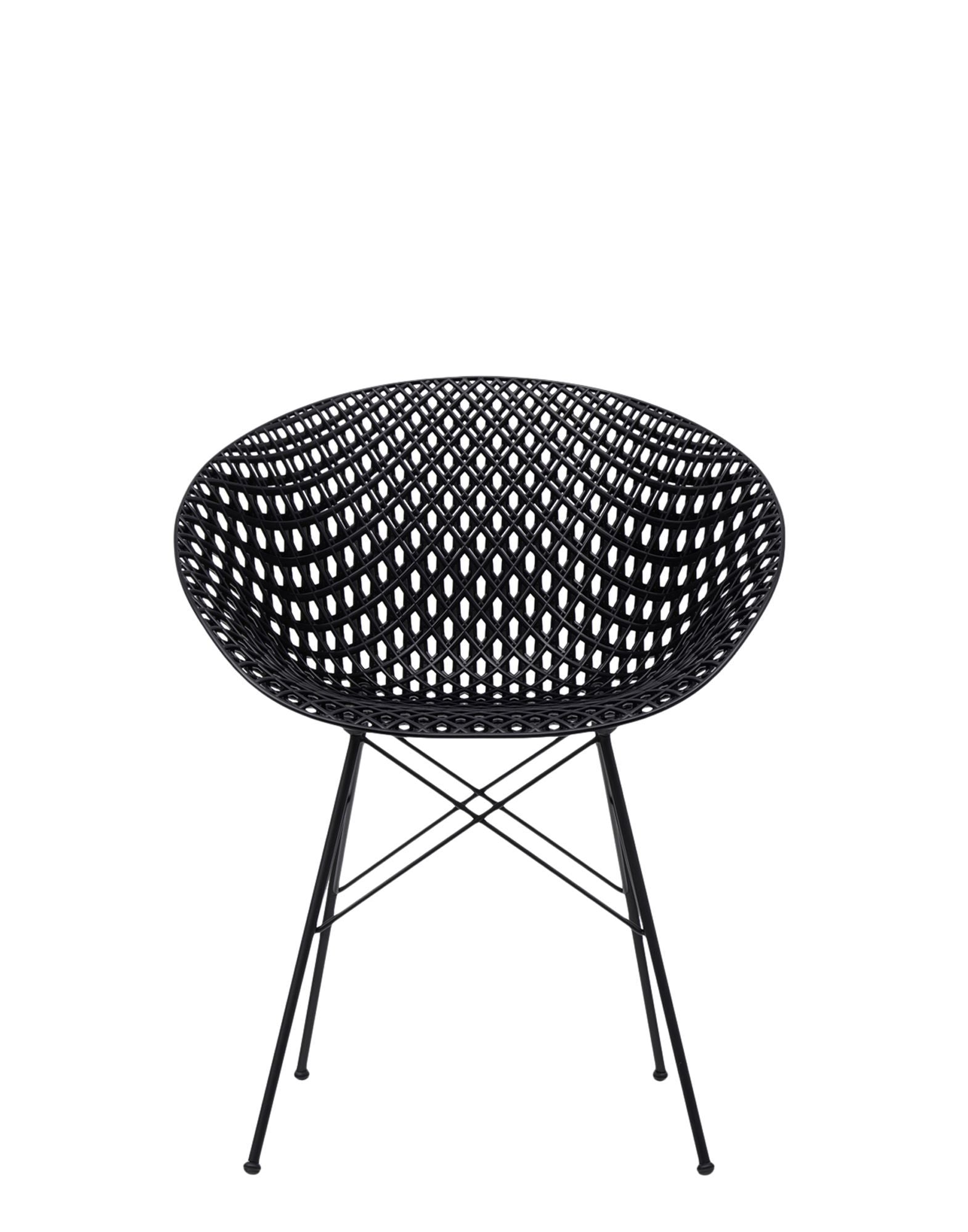 Smatrik Rocking Armchair by Kartell #BLACK/BLACK