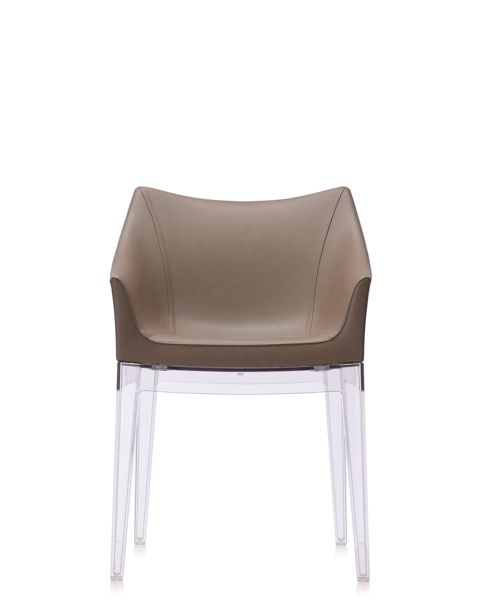 Madame Armchair by Kartell #ECOPELLE/TAUPE/TRANSPARENT