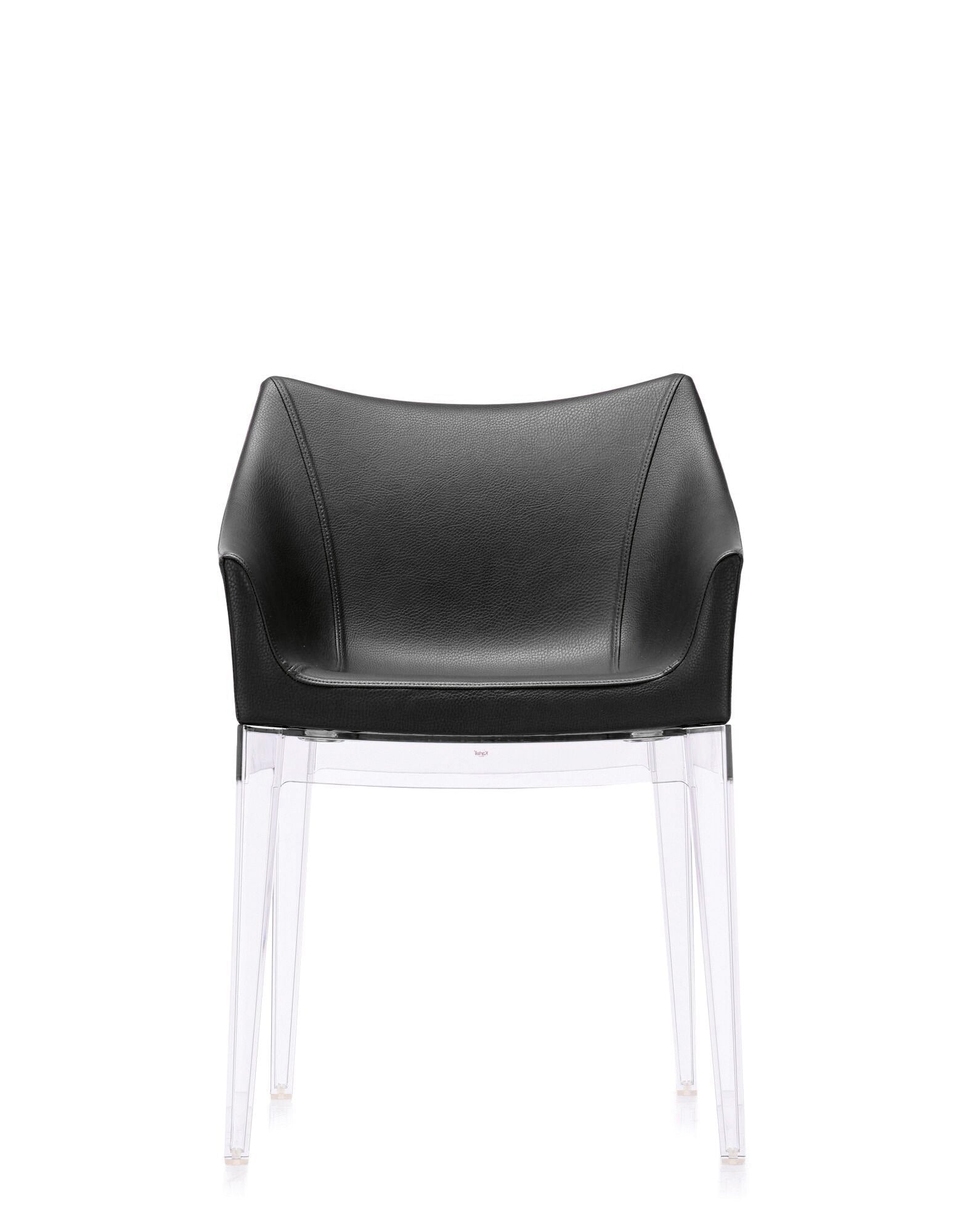 Madame Armchair by Kartell #ECOPELLE/BLACK/TRANSPARENT