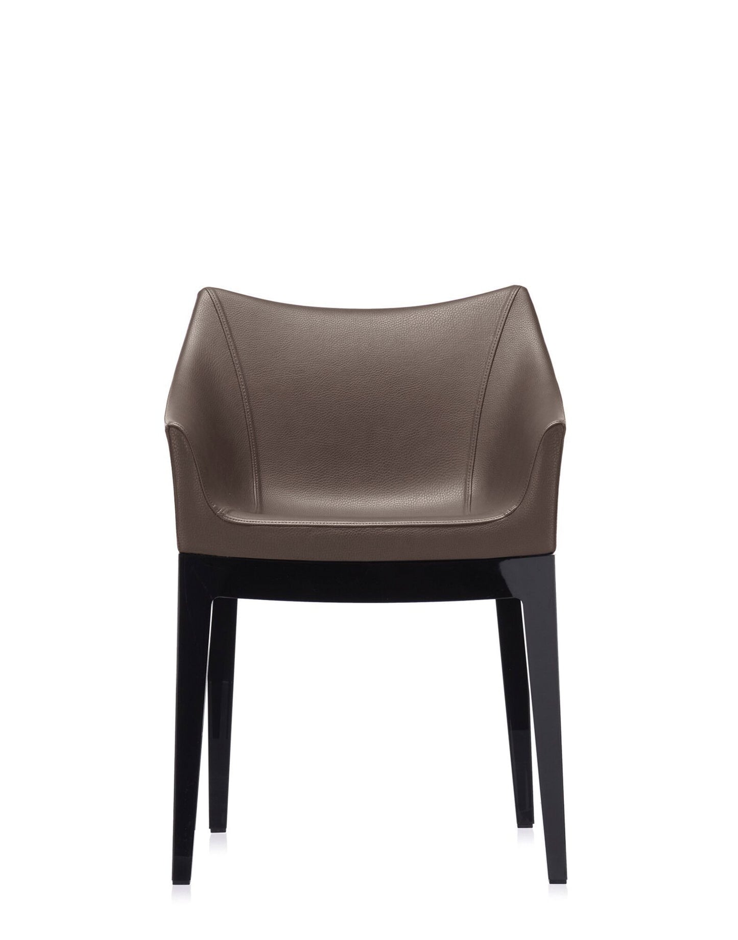 Madame Armchair by Kartell #ECOPELLE/BRICK RED/BLACK