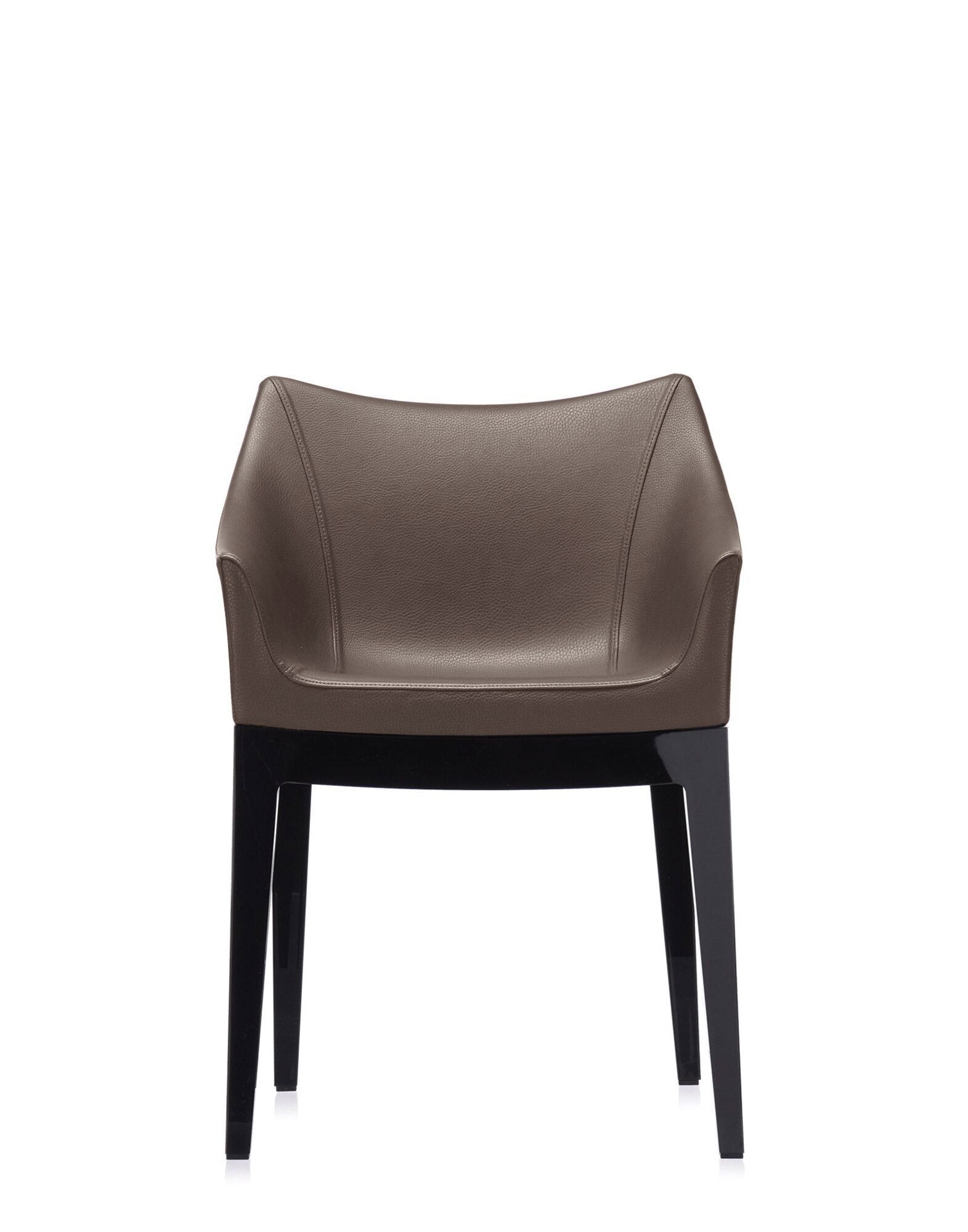 Madame Armchair by Kartell #ECOPELLE/BRICK RED/BLACK