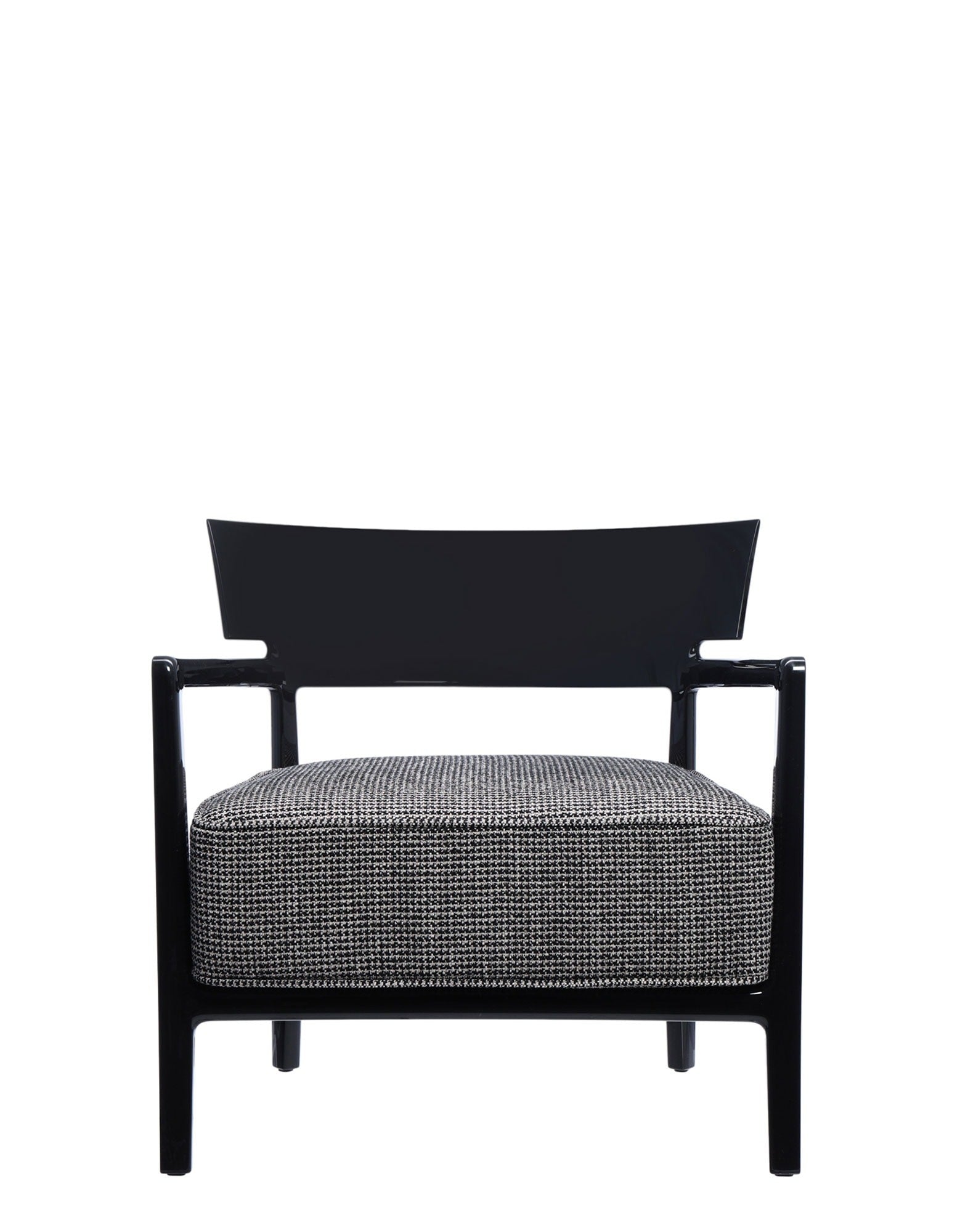 Cara Inddor Lounge Chair by Kartell #BLACK/FANCY BLACK-BEIGE