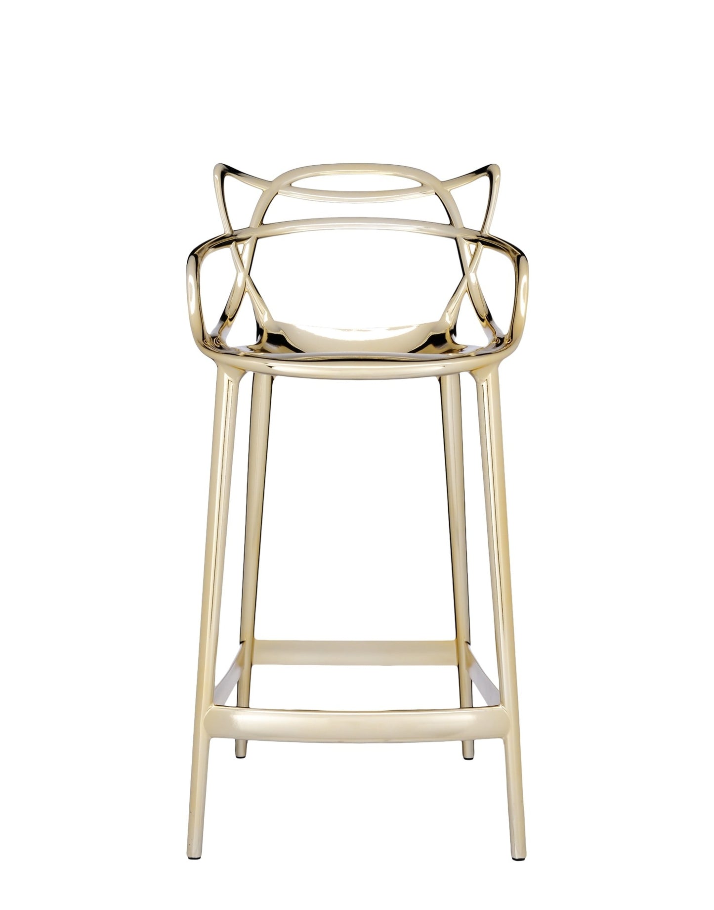 Masters Bar Stool by Kartell #GOLD/65 cm/