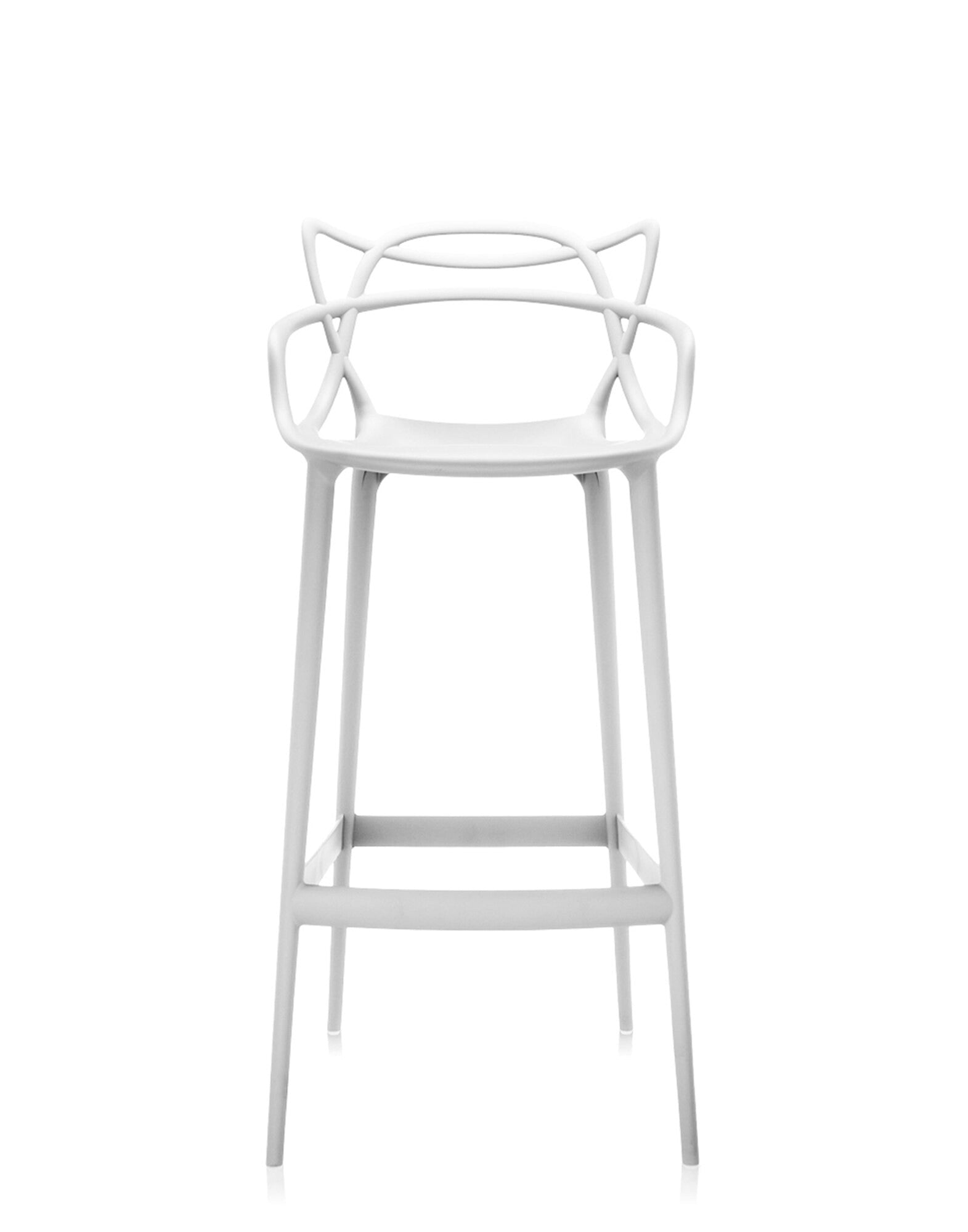 Masters Bar Stool by Kartell #WHITE/75 cm/