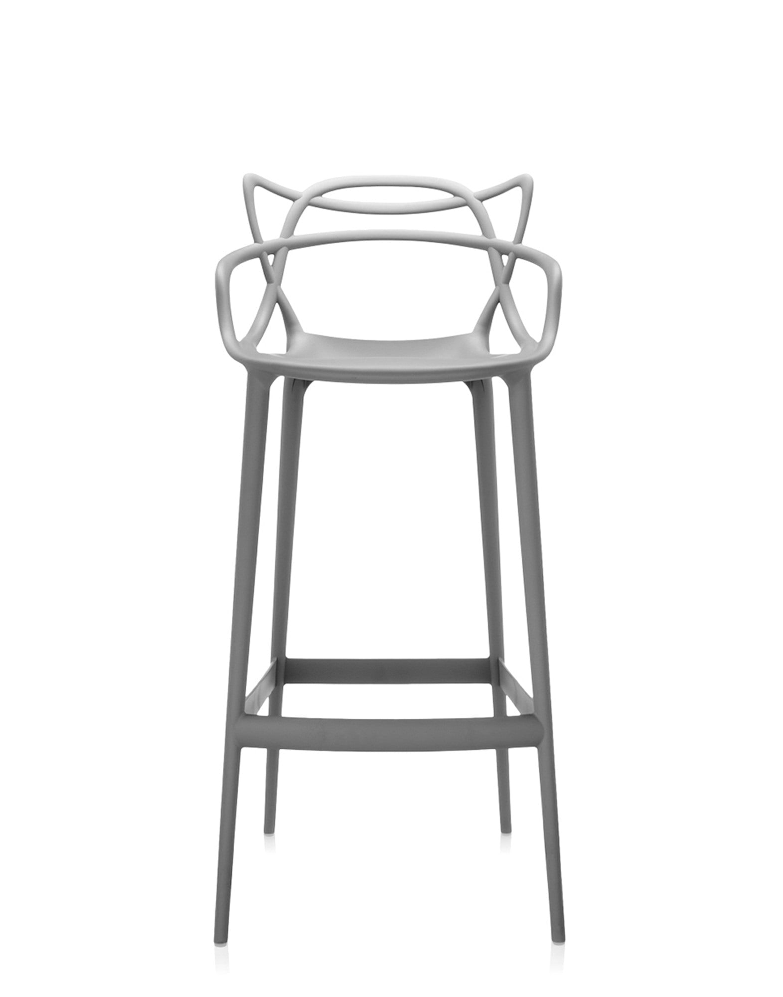 Masters Bar Stool by Kartell #GREY/75 cm/