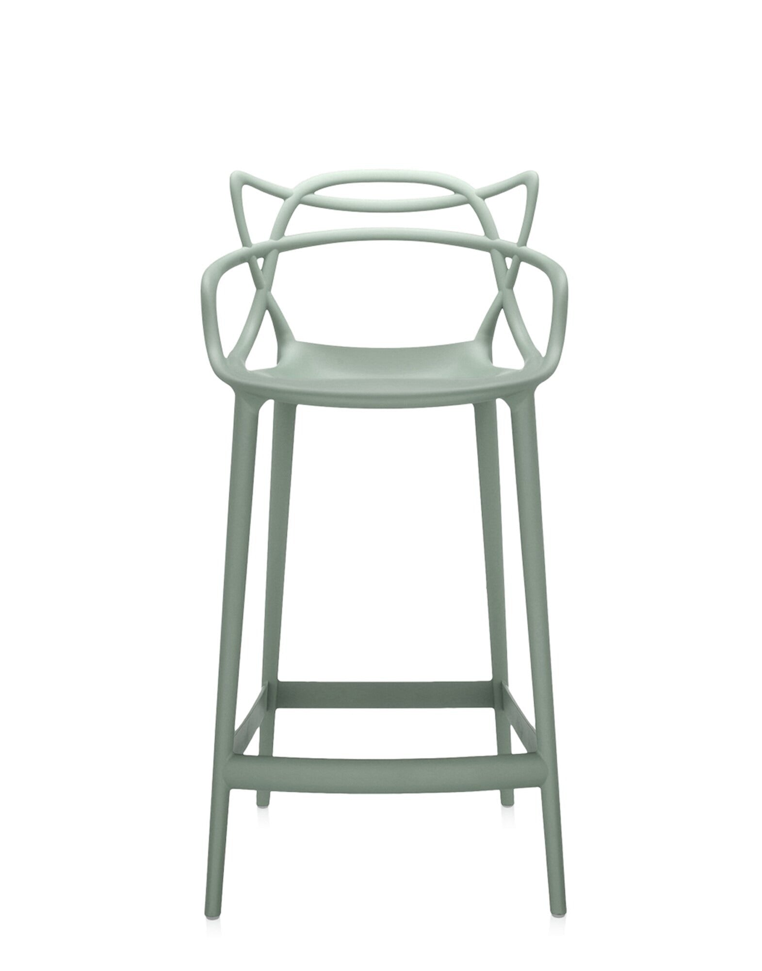 Masters Bar Stool by Kartell #SAGE GREEN/65 cm/