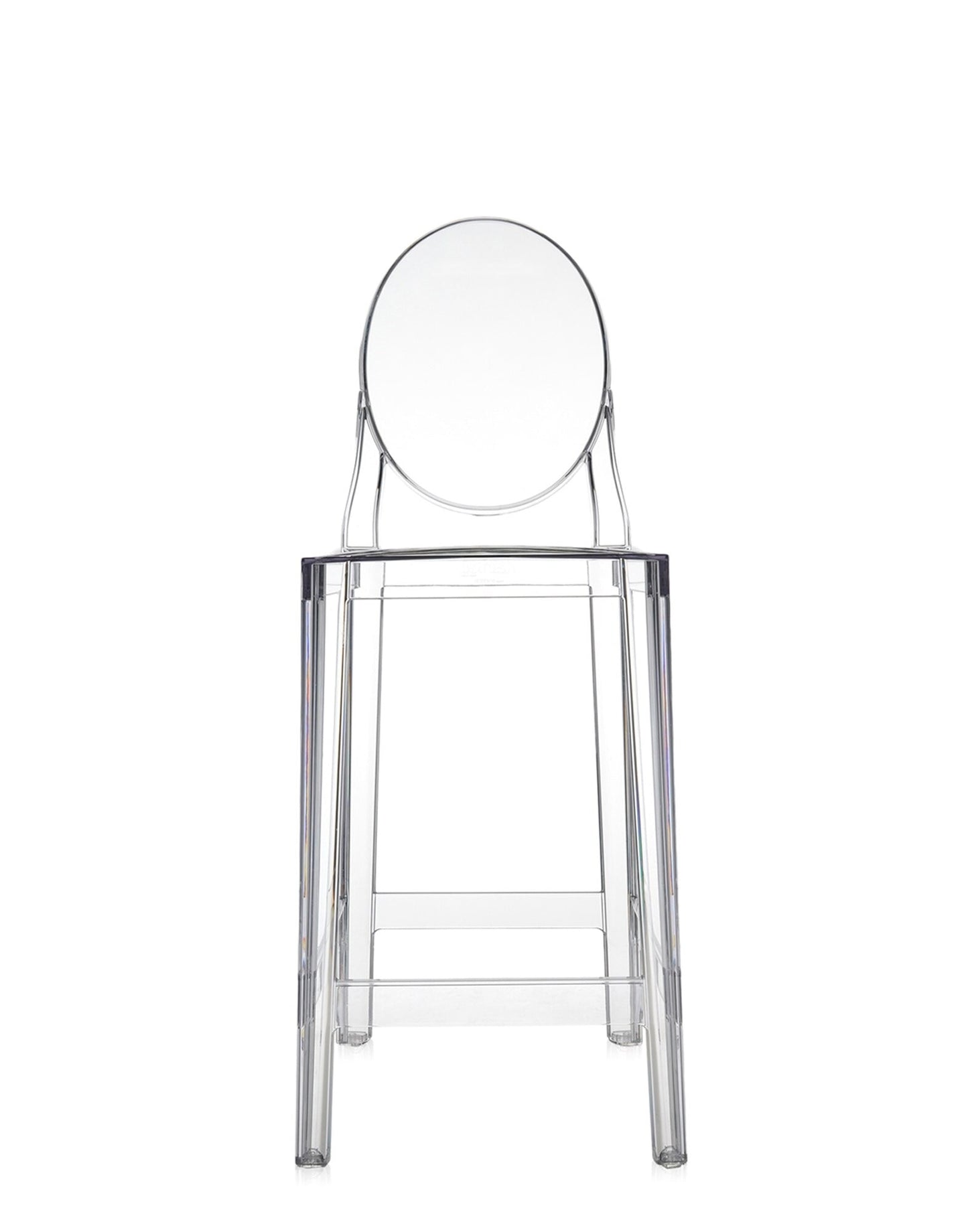 One More Bar Stool by Kartell #CRYSTAL/65 cm/