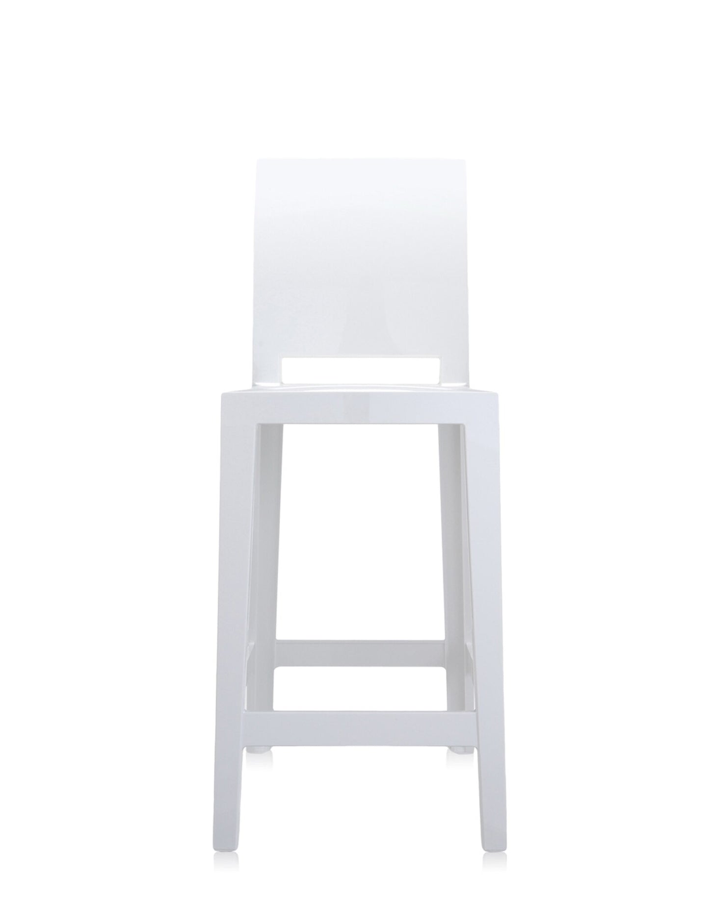 One More Please Bar Stool by Kartell #GLOSSY WHITE/65 cm/