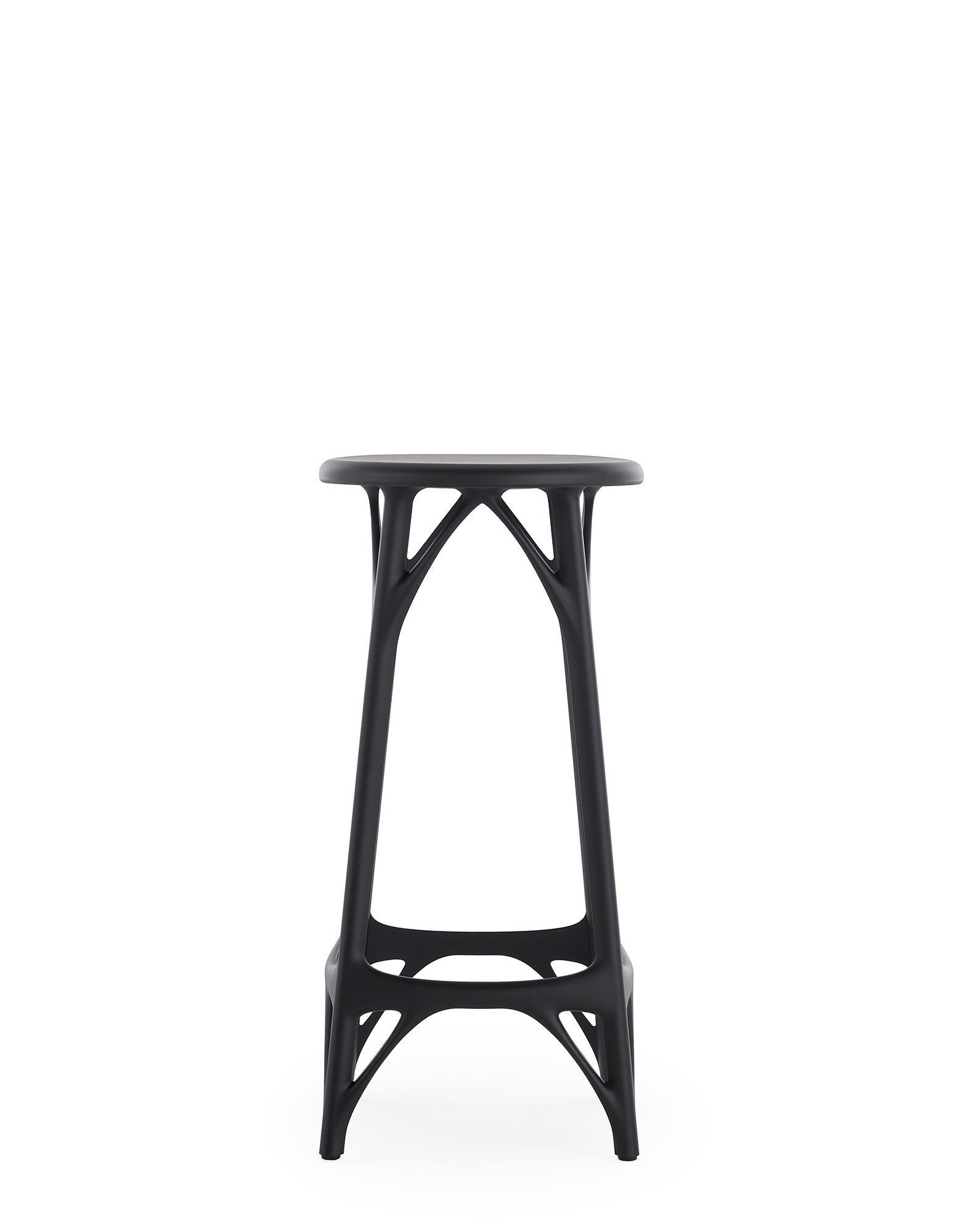 A.I. Bar Stool by Kartell #BLACK/65cm/