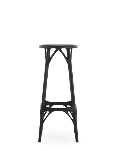 A.I. Bar Stool by Kartell #BLACK/75cm/
