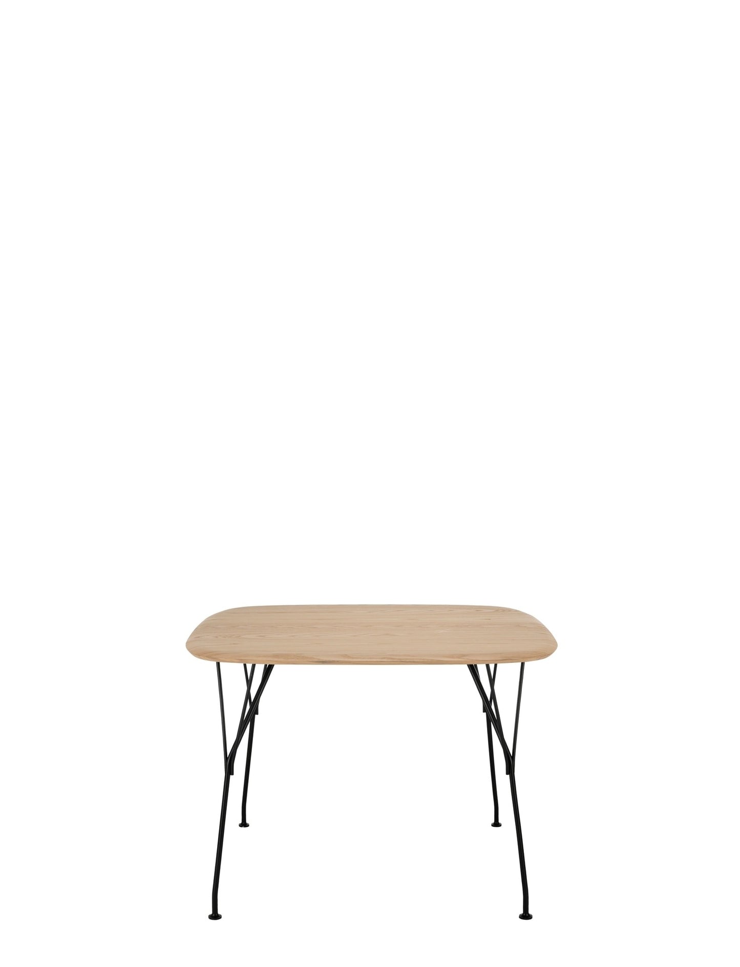 Viscount Of Wood Square Table by Kartell #ASH/BLACK/