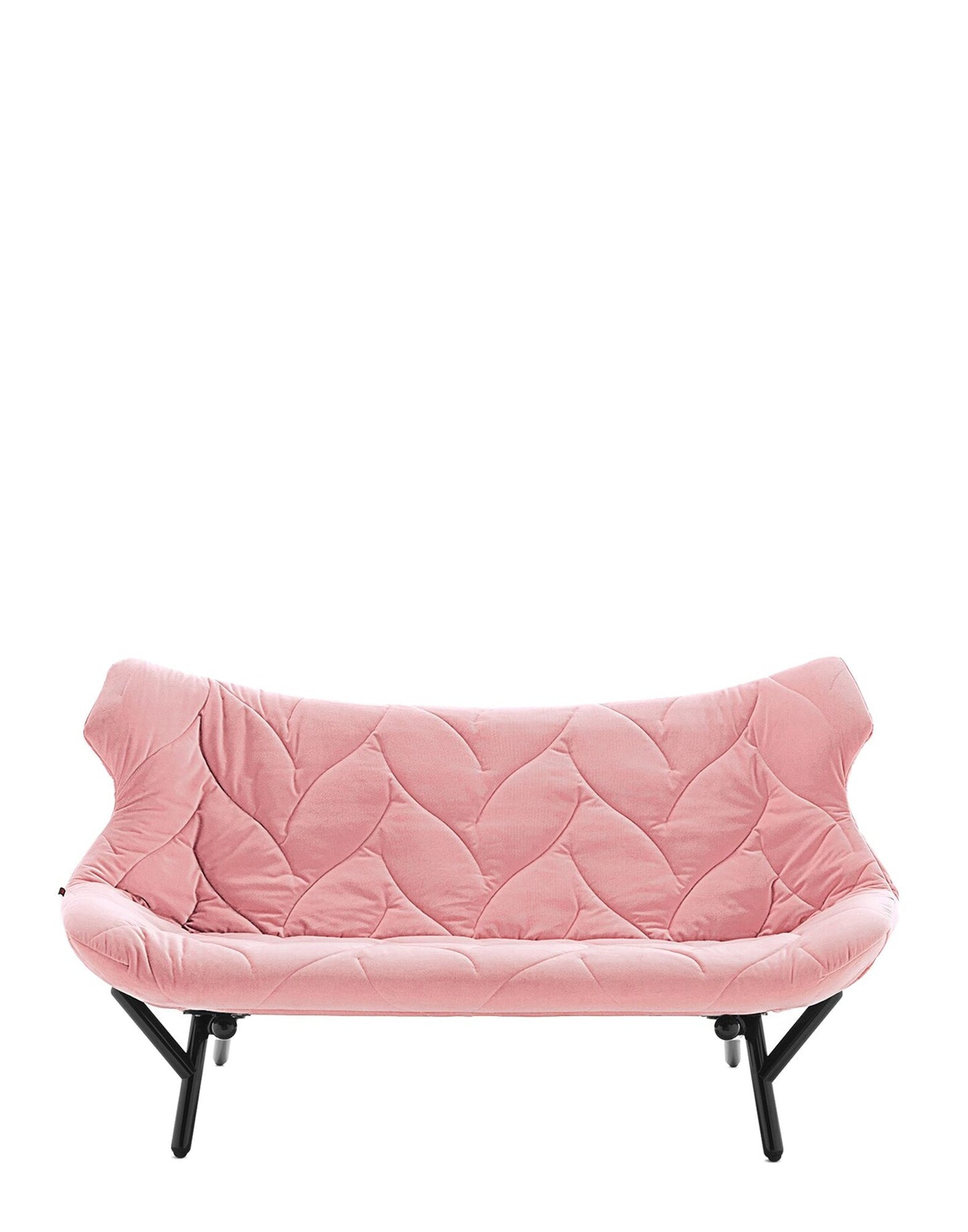 Foliage Sofa by Kartell #VELVET/PINK/BLACK