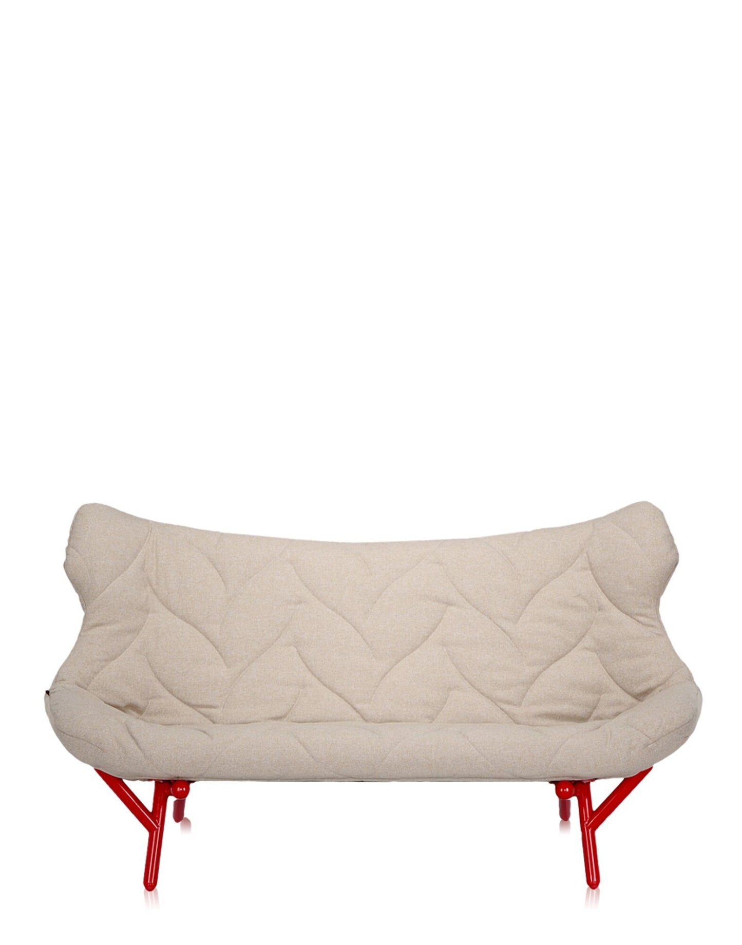 Foliage Sofa by Kartell #TREVIRA/BEIGE/RED