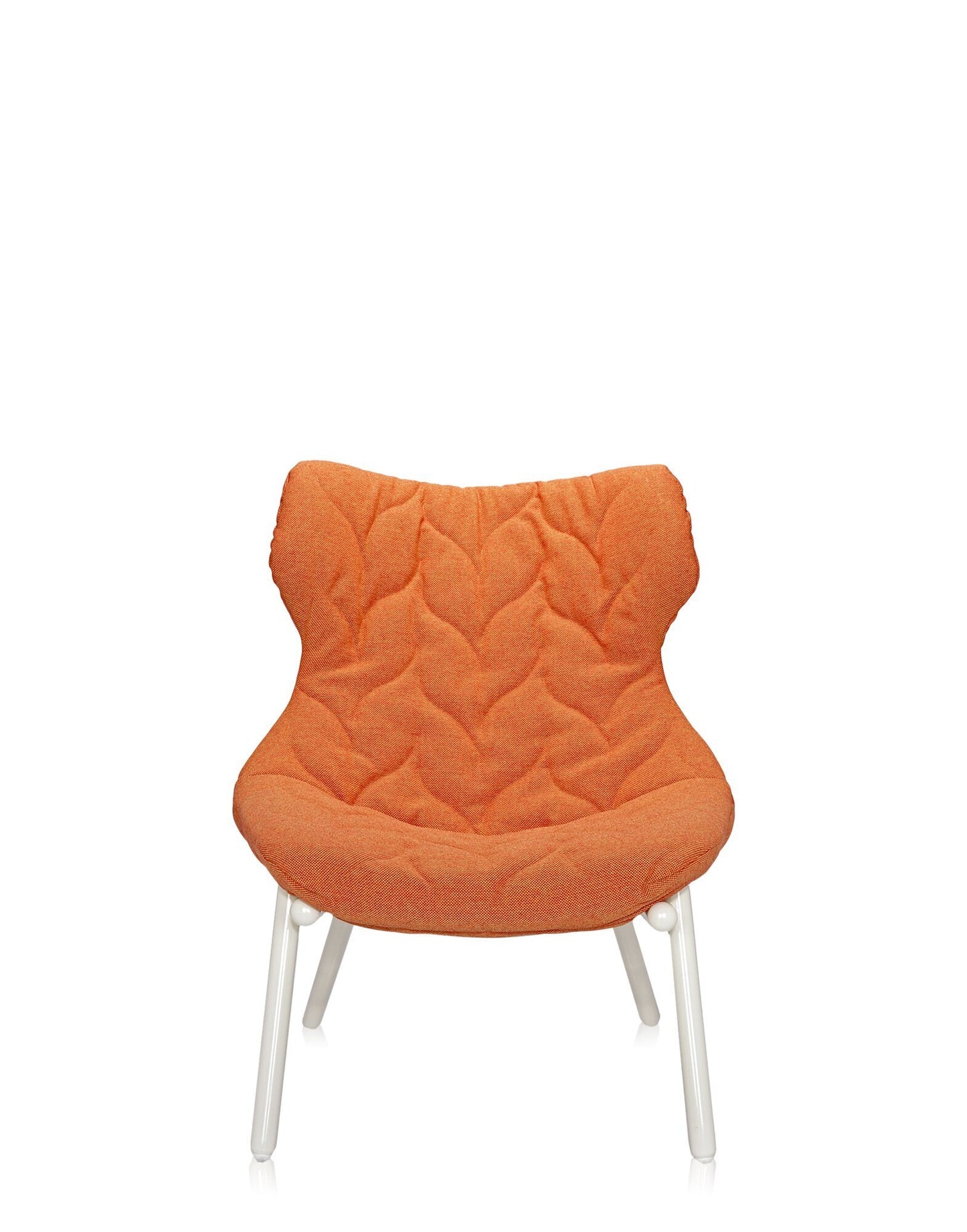 Foliage Armchair by Kartell #TREVIRA/ORANGE TREVIRA/WHITE