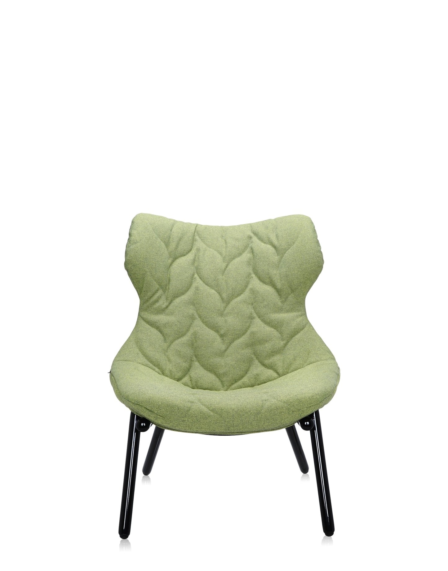 Foliage Armchair by Kartell #TREVIRA/GREEN TREVIRA/BLACK