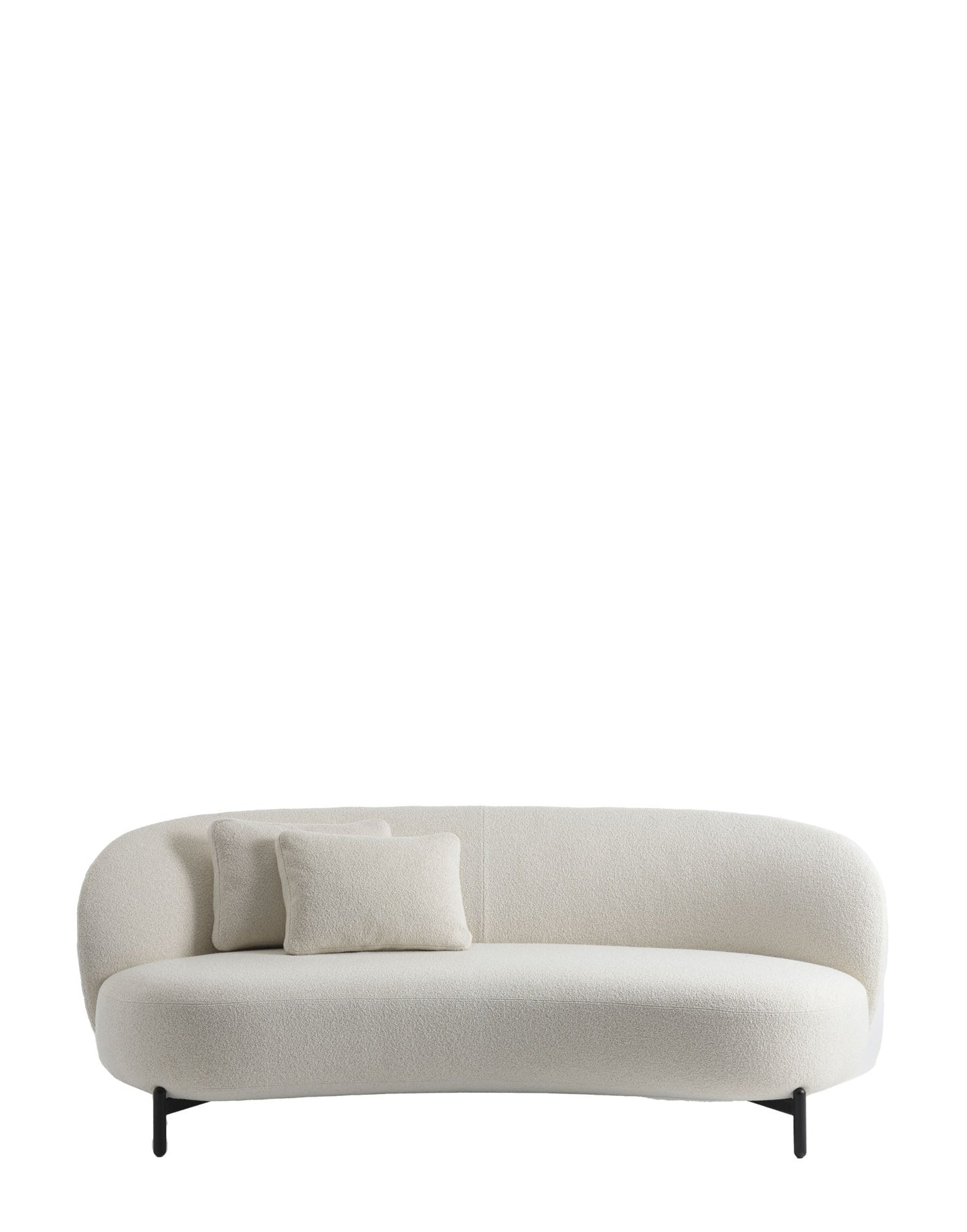 Lunam Sofa by Kartell #ORSETTO/WHITE/