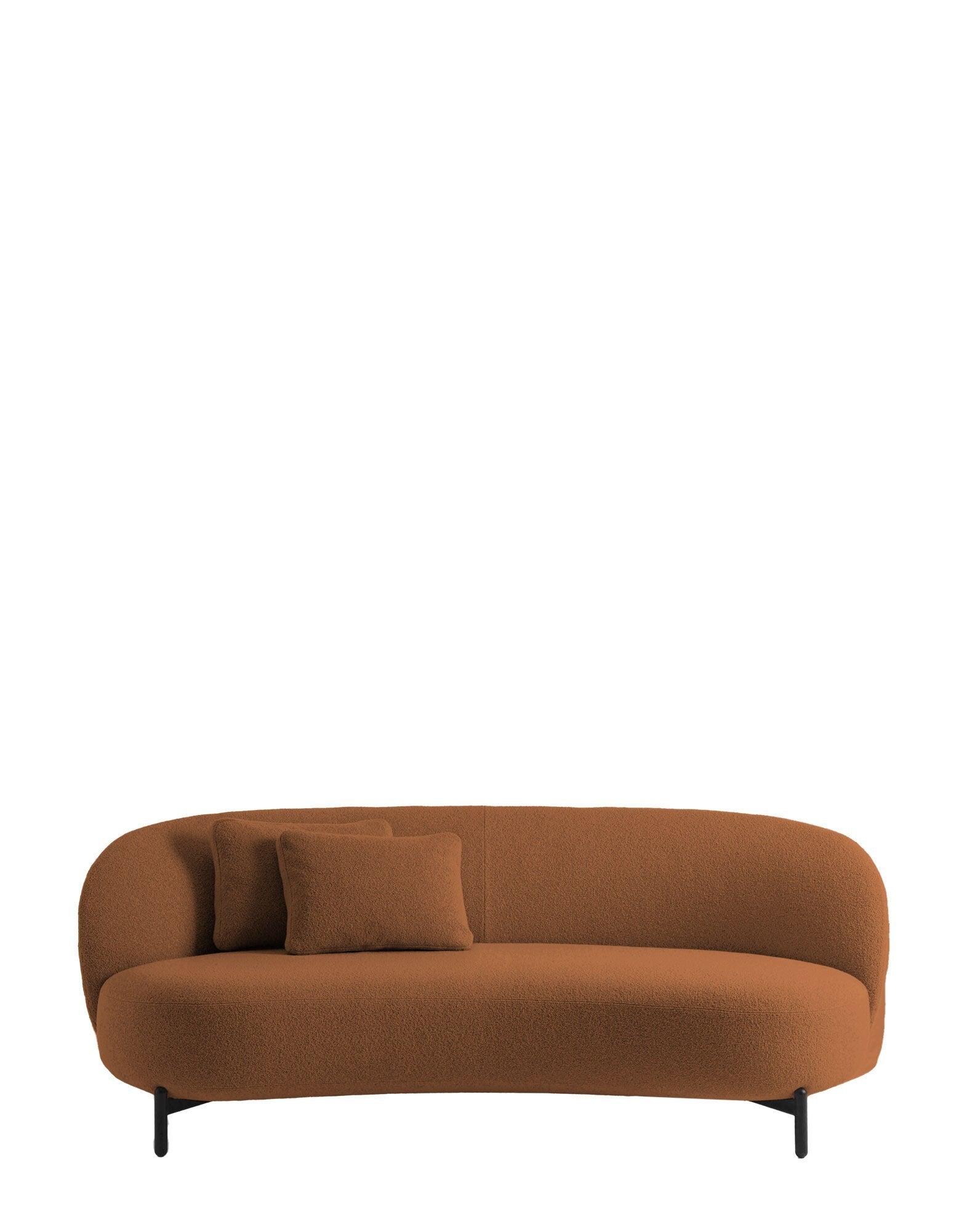 Lunam Sofa by Kartell #ORSETTO/RUSSET/