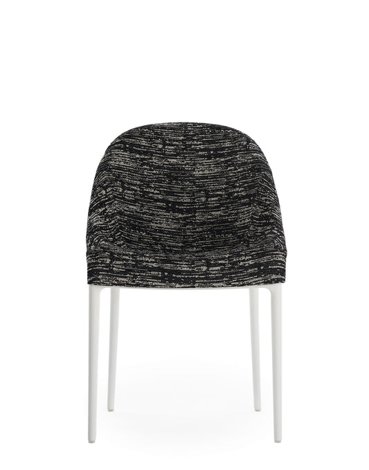 Eleganza Ela Chair by Kartell #BLACK/WHITE/