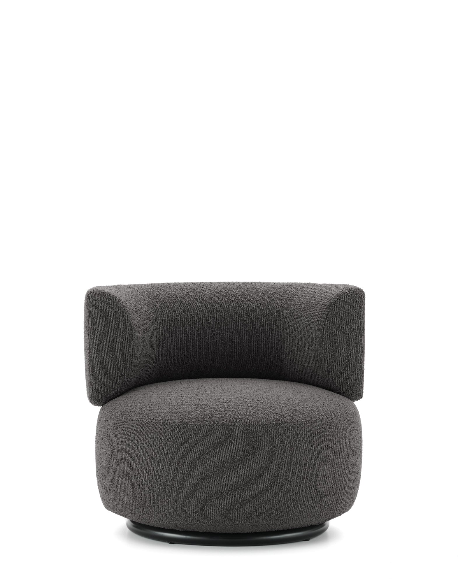 K-WAIT Armchair by Kartell #BOUCLÈ/GREY/